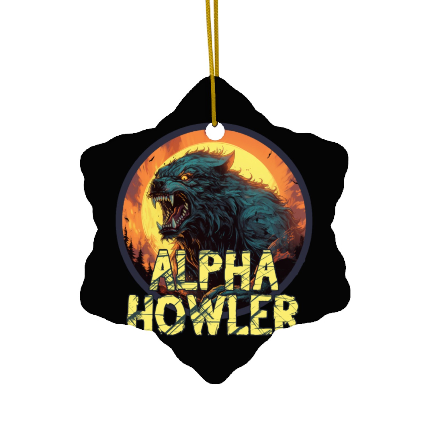 AlphaHowler Ceramic Ornaments