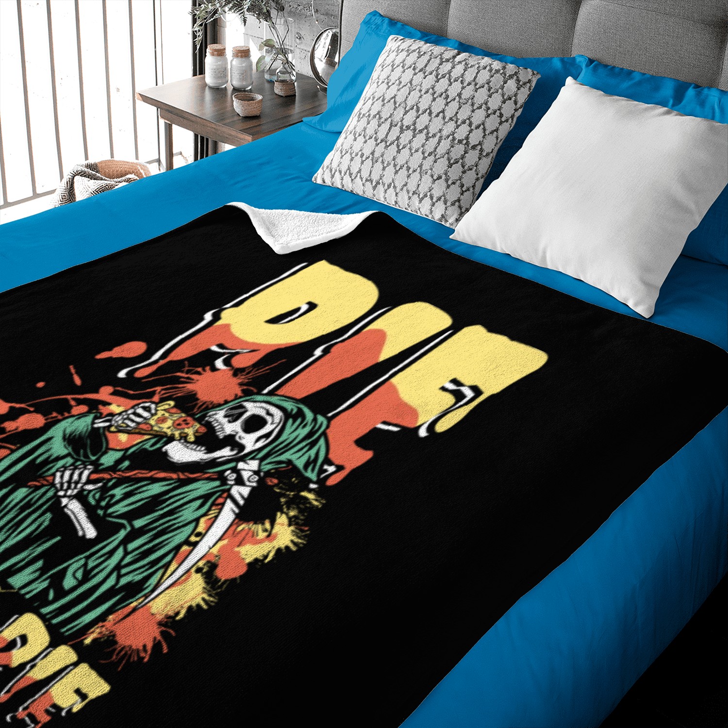 Pie till i die | cupcake & cookies grim reaper Baby Blankets