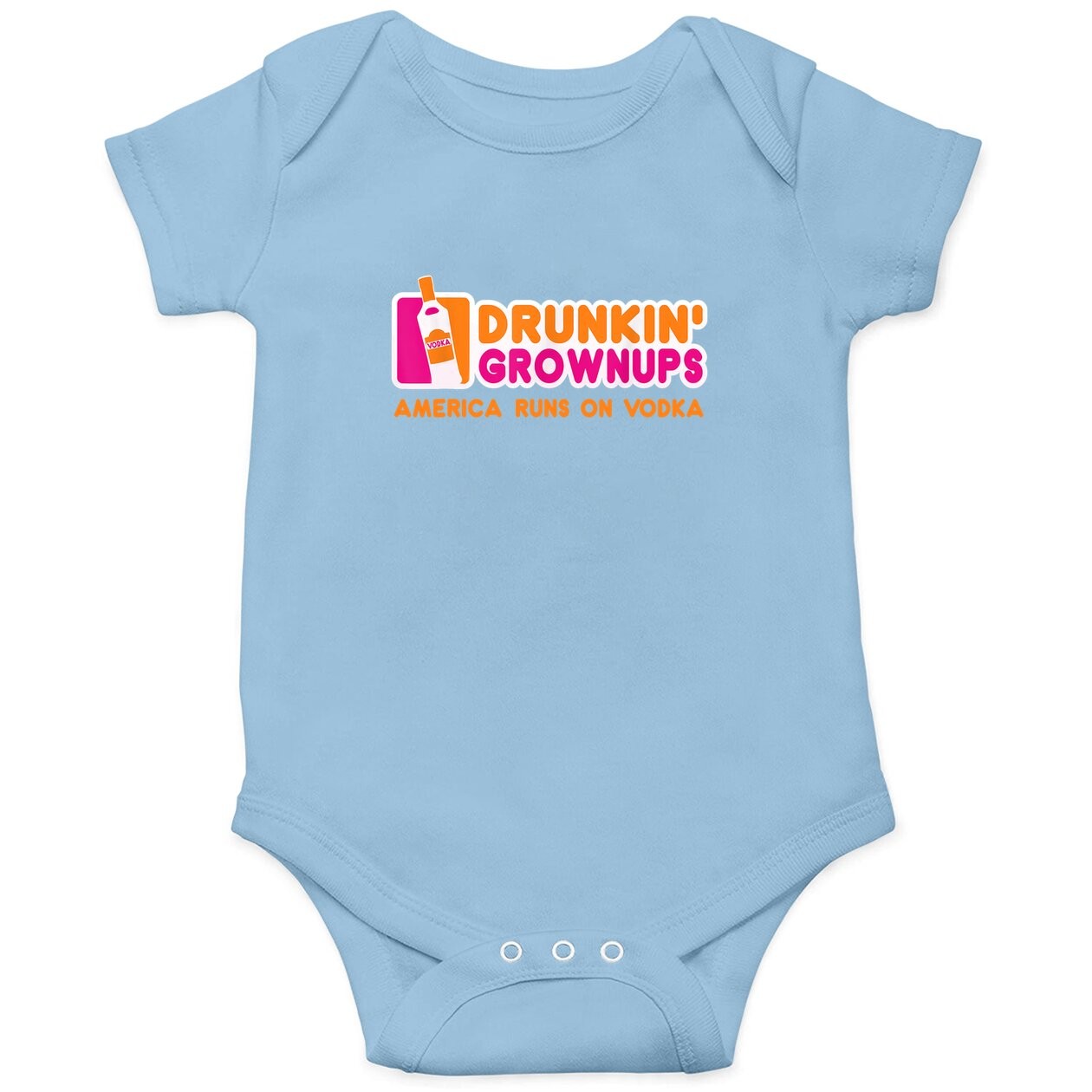 Vodka Gifts Funny Vodka Baby Bodysuit Drunkin Grownups Baby Bodysuit