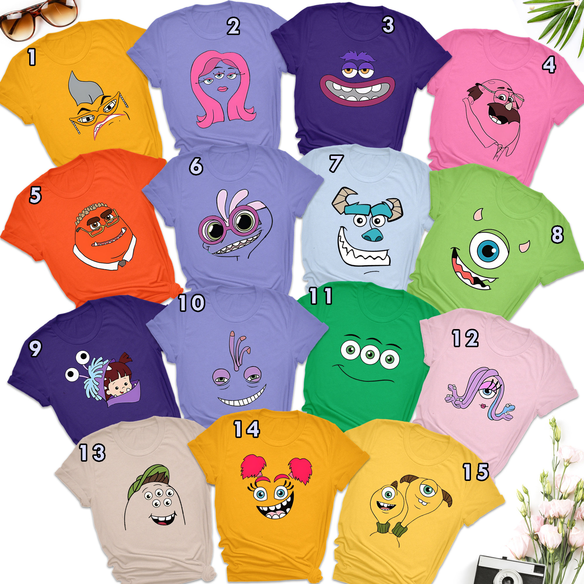 Monsters Halloween Costume Shirt, Monsters Family Group Shirt, Monsters Matching Family Costume, Halloween Party Theme