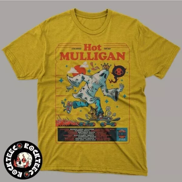 Hot Mulligan Latin America Tour 2025 Dates Unisex T-Shirt