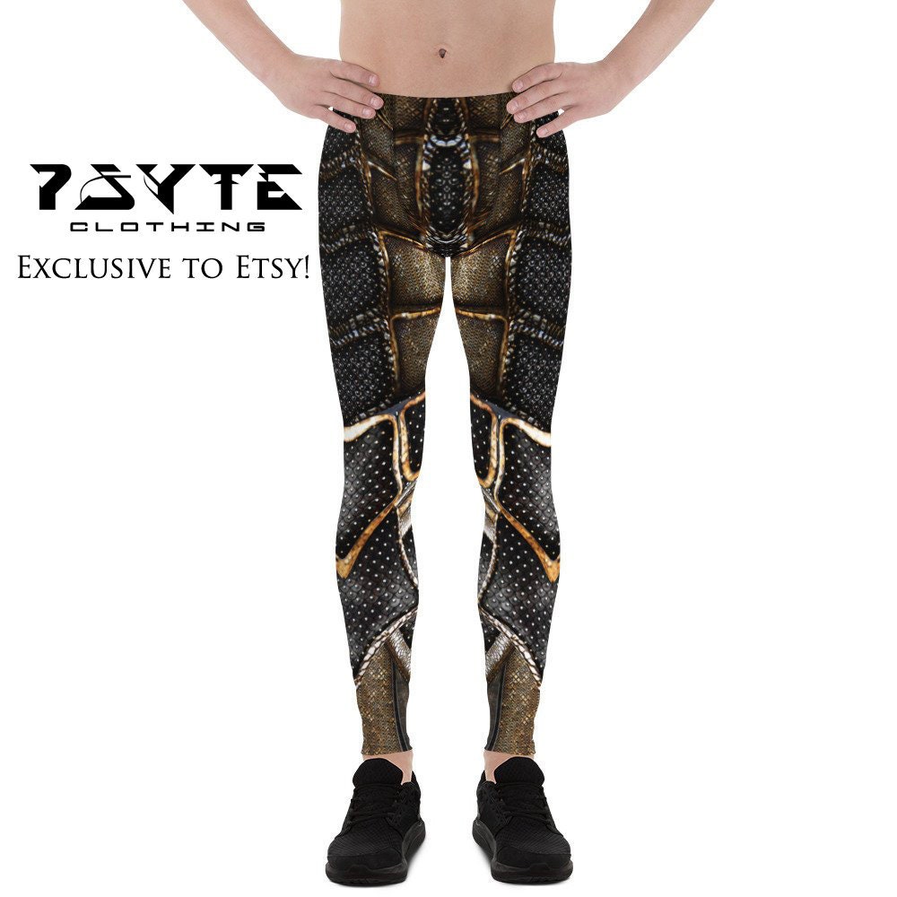 Steampunk Mens Leggings, Cyberpunk leggings, Burning Man Costume