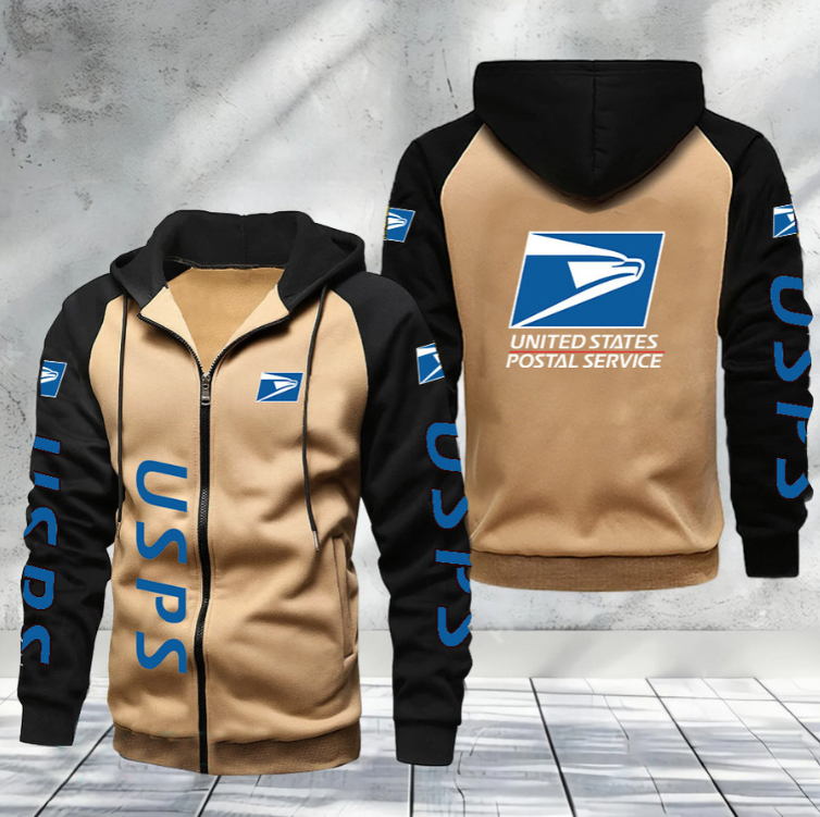Postal Service Raglan Full Zip Hoodies