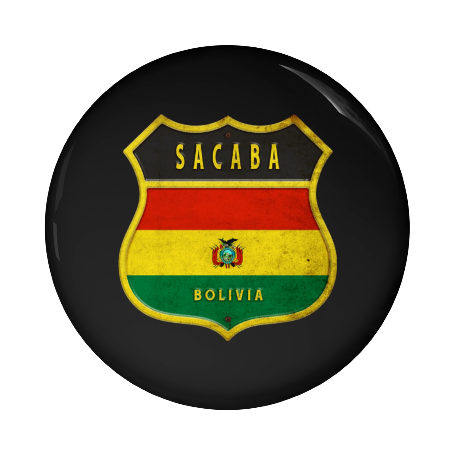 Sacaba Bolivia coat of arms design Pin Buttons