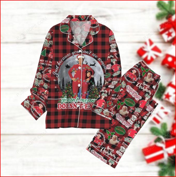 The Santa Clause Pajamas Set, Tim Allen Santa Hat Pajamas Pants, Christmas Movie 90s Women Pajamas, TV Show Fan Pjs, Xmas Party Gift