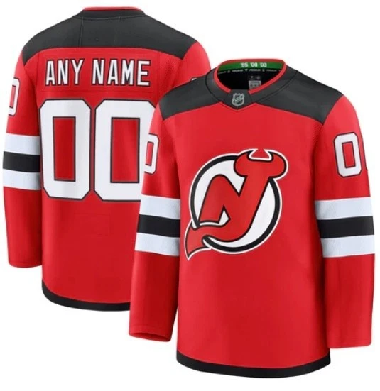New Jersey Devils Custom Men's Hockey Jersey