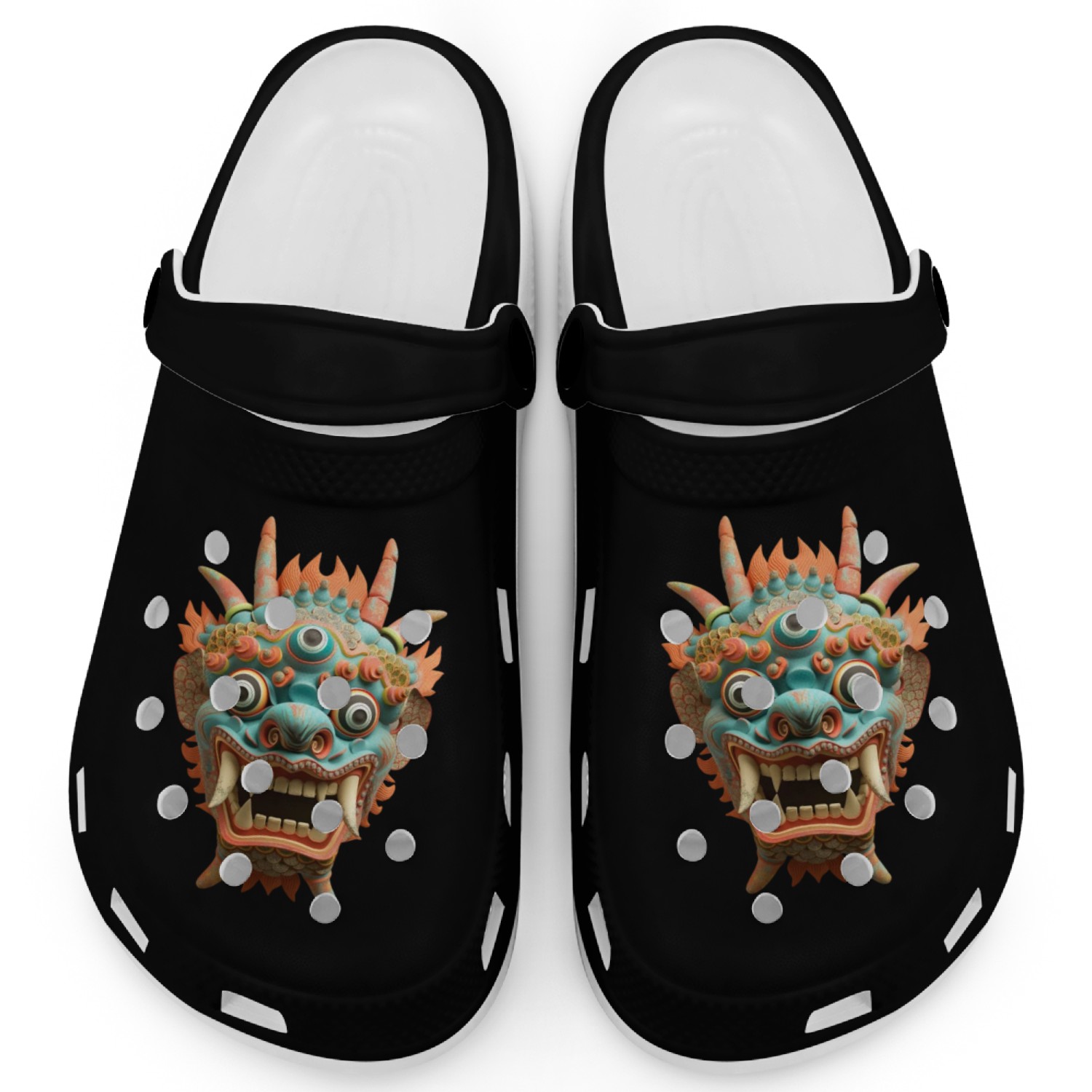 Good Luck Monster Mask Clogs
