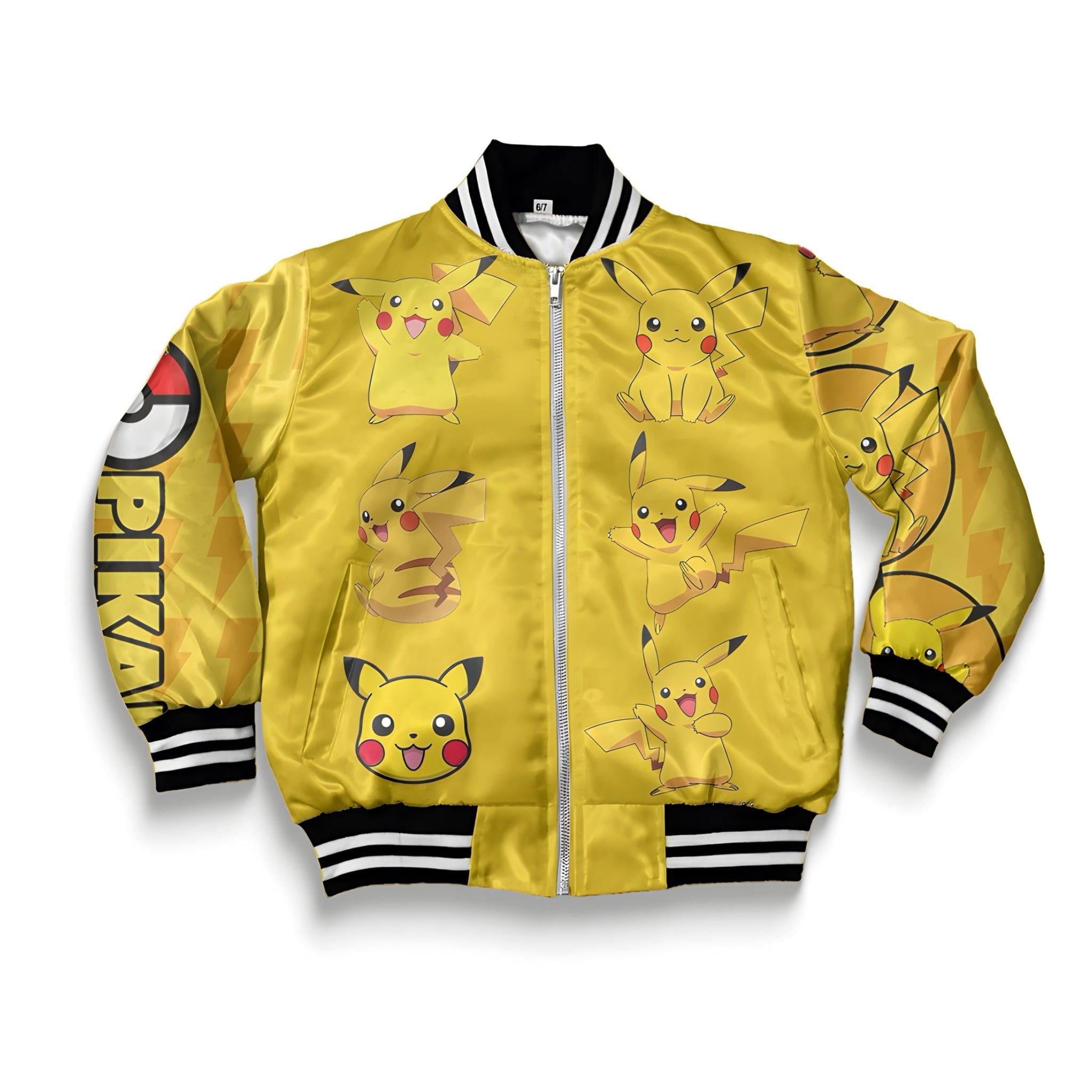 character yellow Ash fall coat jacket Bomber