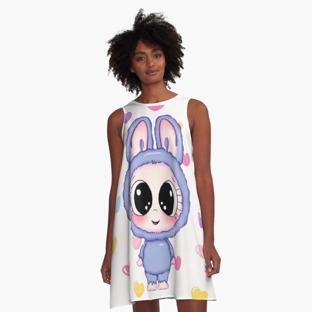 labubu - Ceci est un design pour vous et votre famille design labubu A-Line Dress