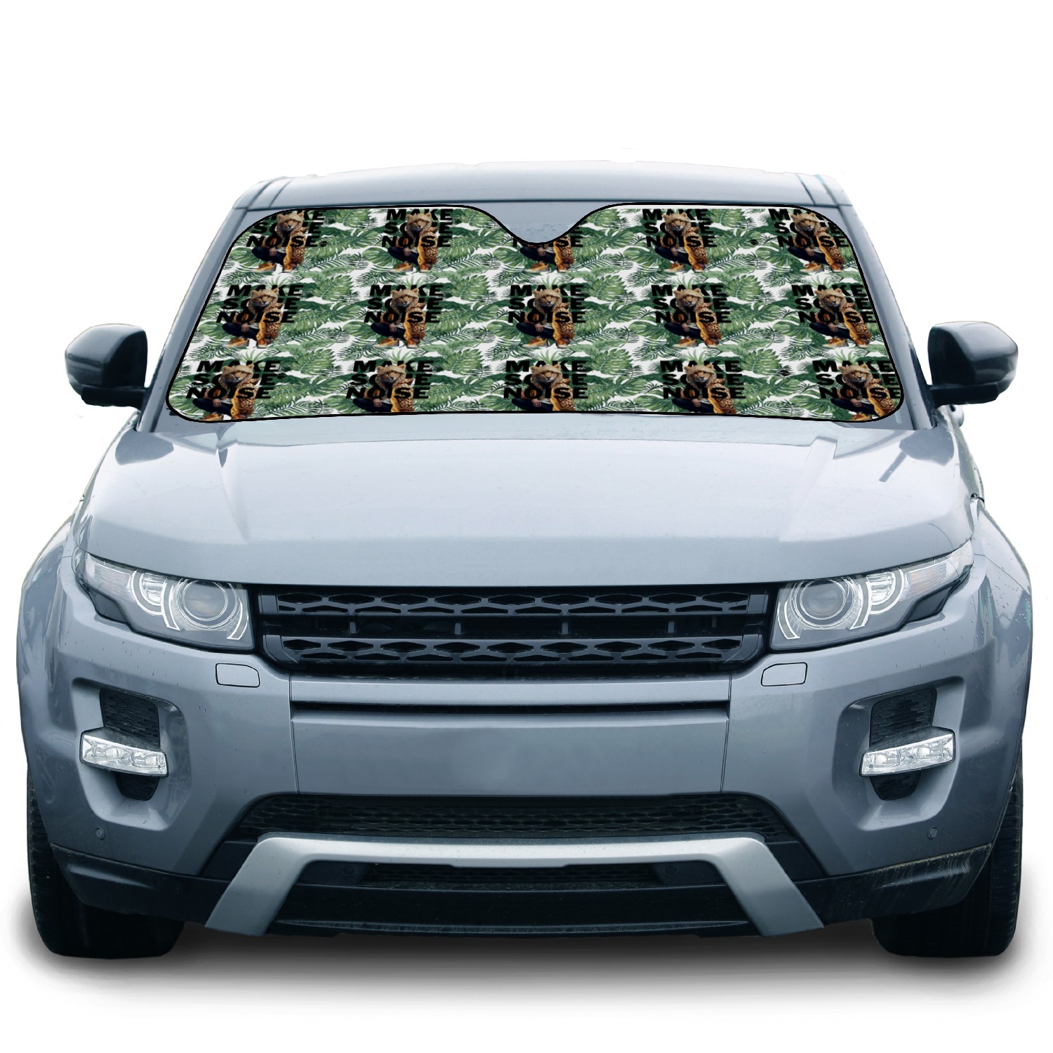 Car Sun Shades Make Some Noise Music Urban Animal Cheetah