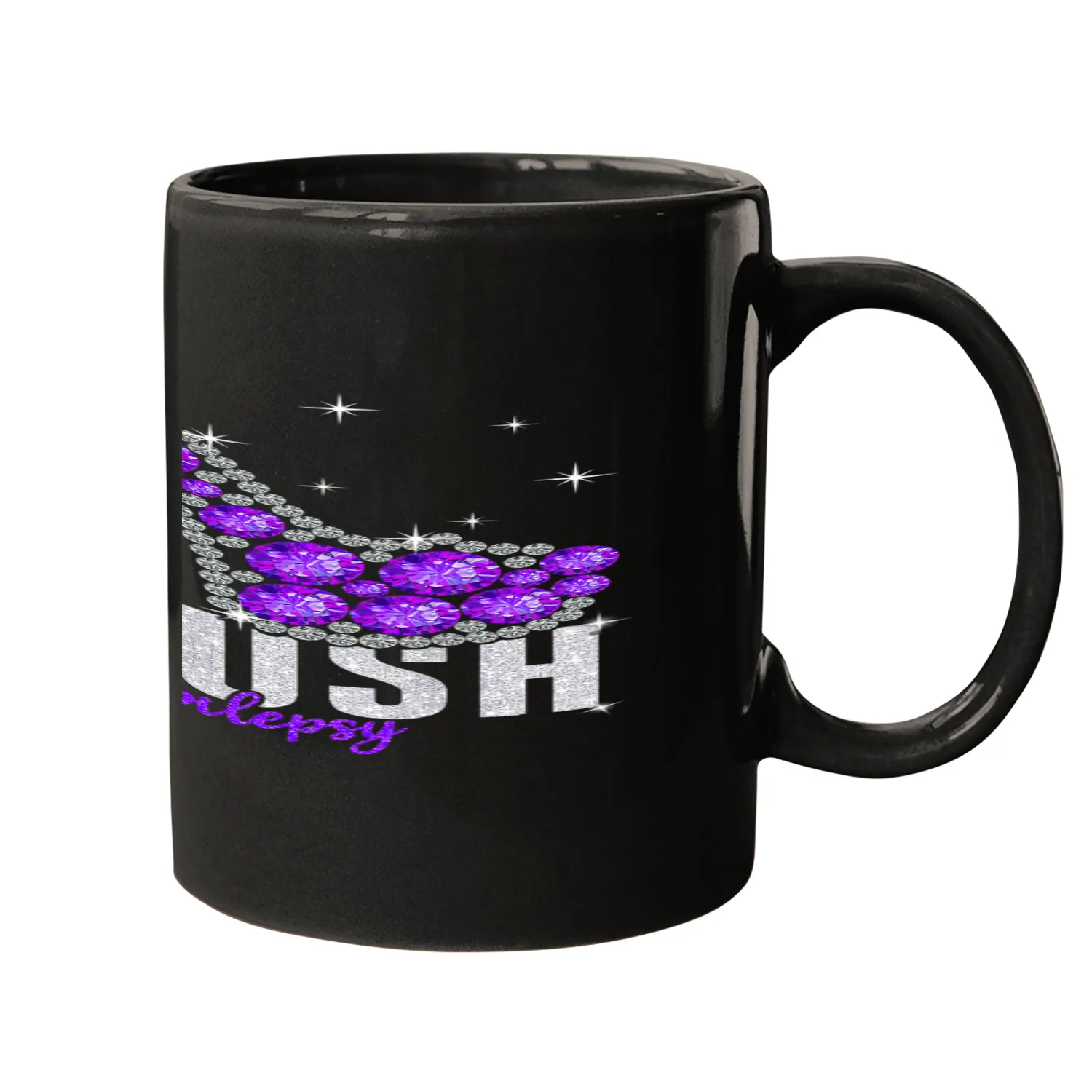 Crush Epilepsy Twinkle Ribbon Support Mugs