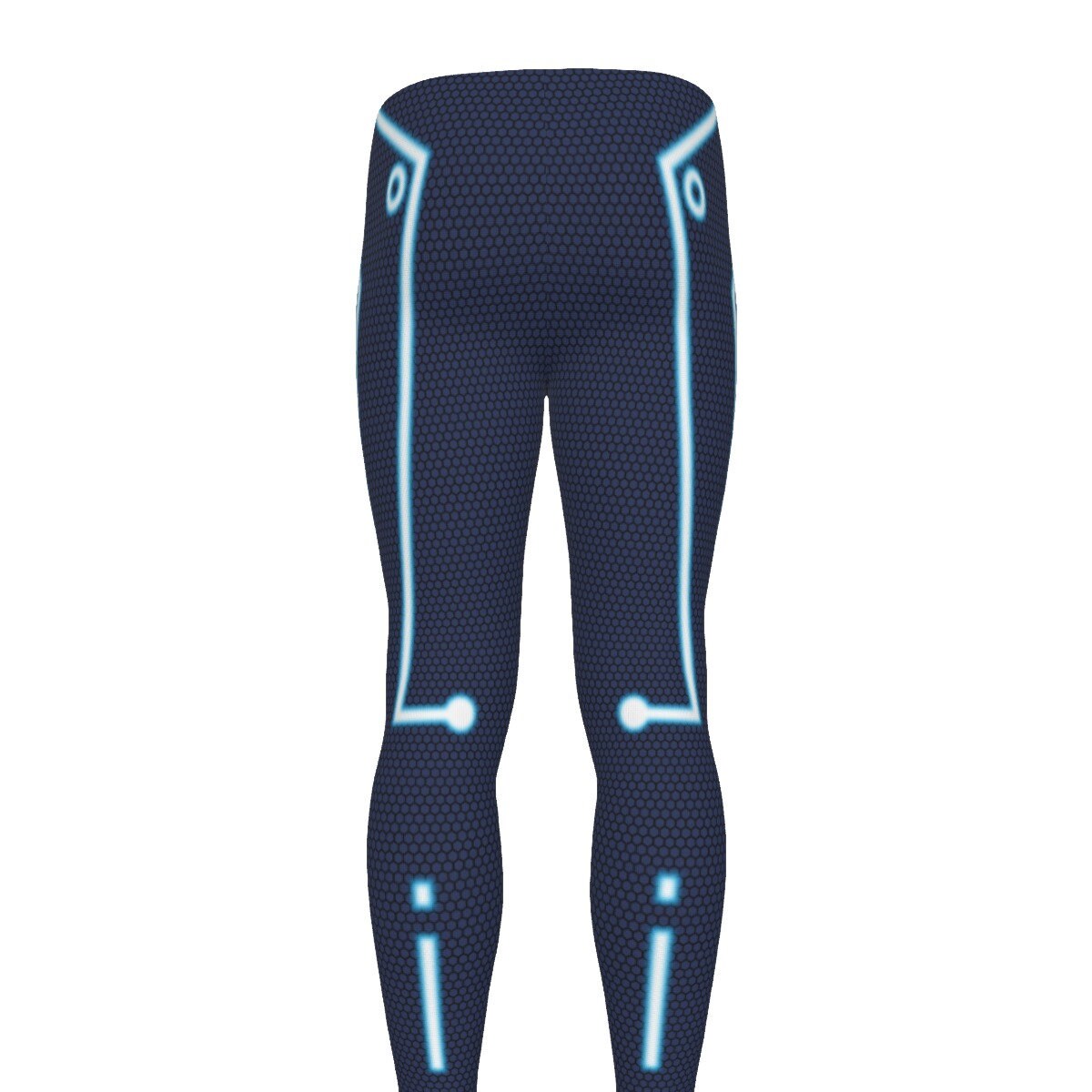 Tron Legacy Men's leggings Tron Ride Halloween Costume Running Costume Half Marathon Cosplay Outfit World Birthday Theme Party Gift