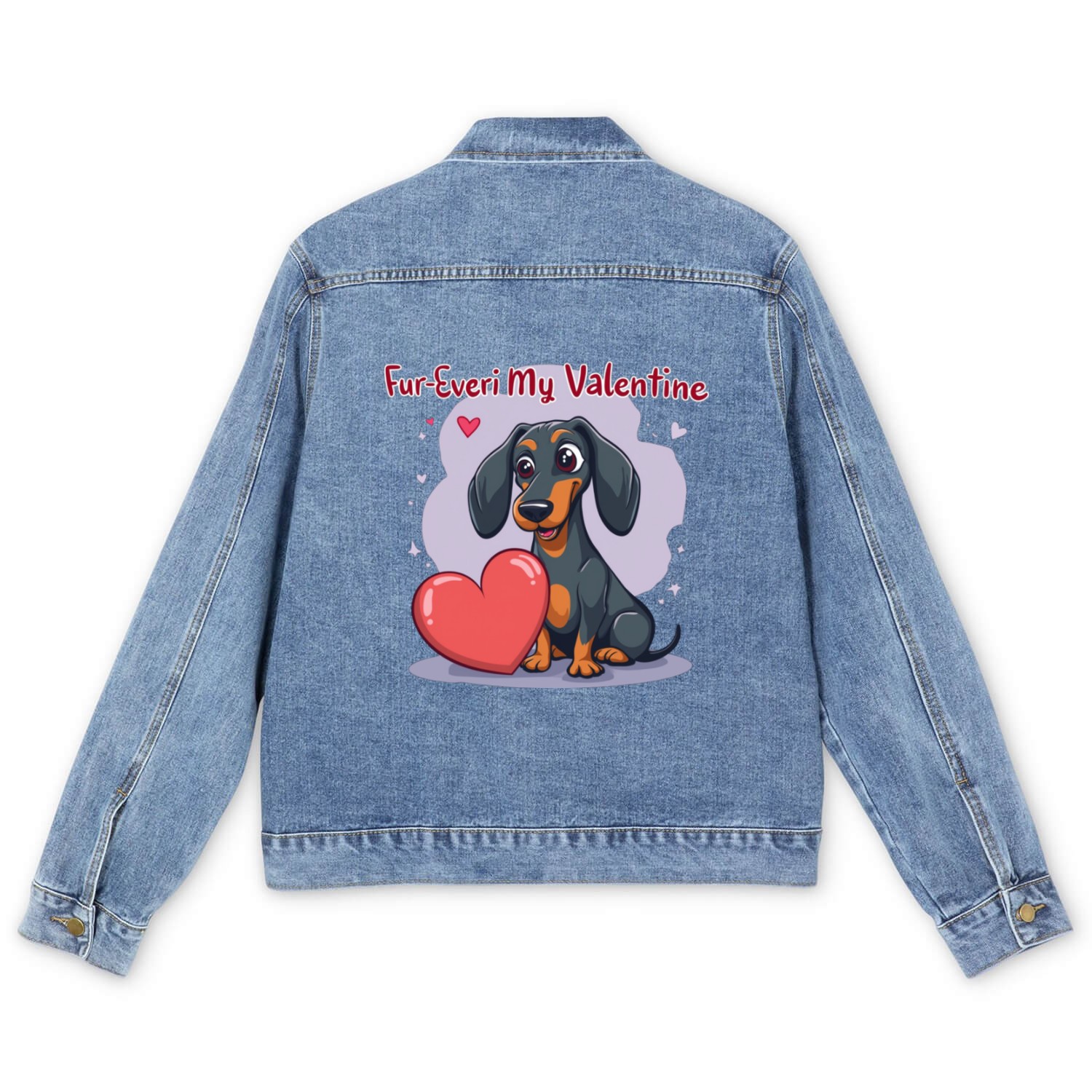 Forever My Valentine Men's Denim Jackets