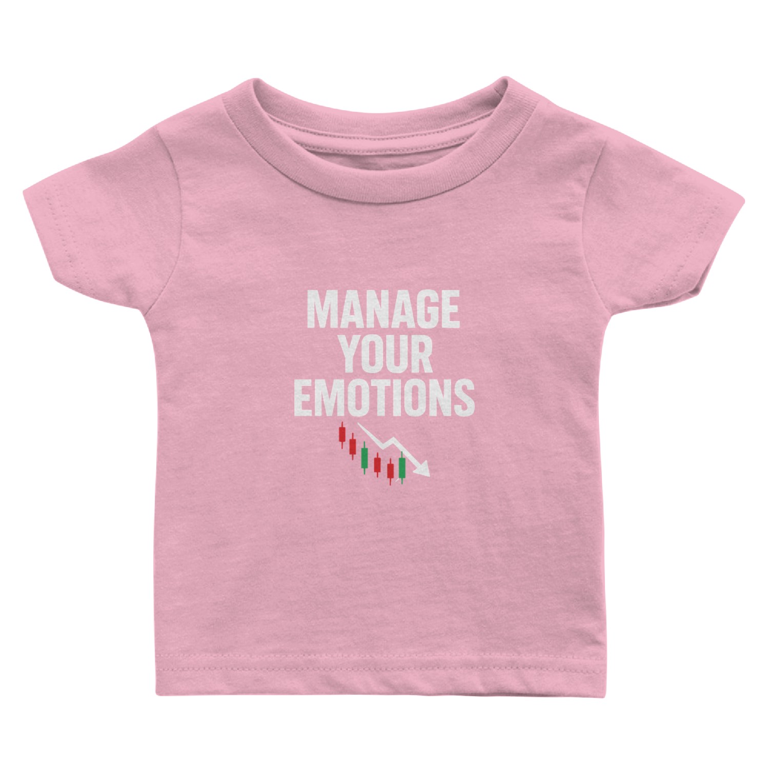Stock Trader Trading Mindset: Manage Your Emotions Baby T Shirts