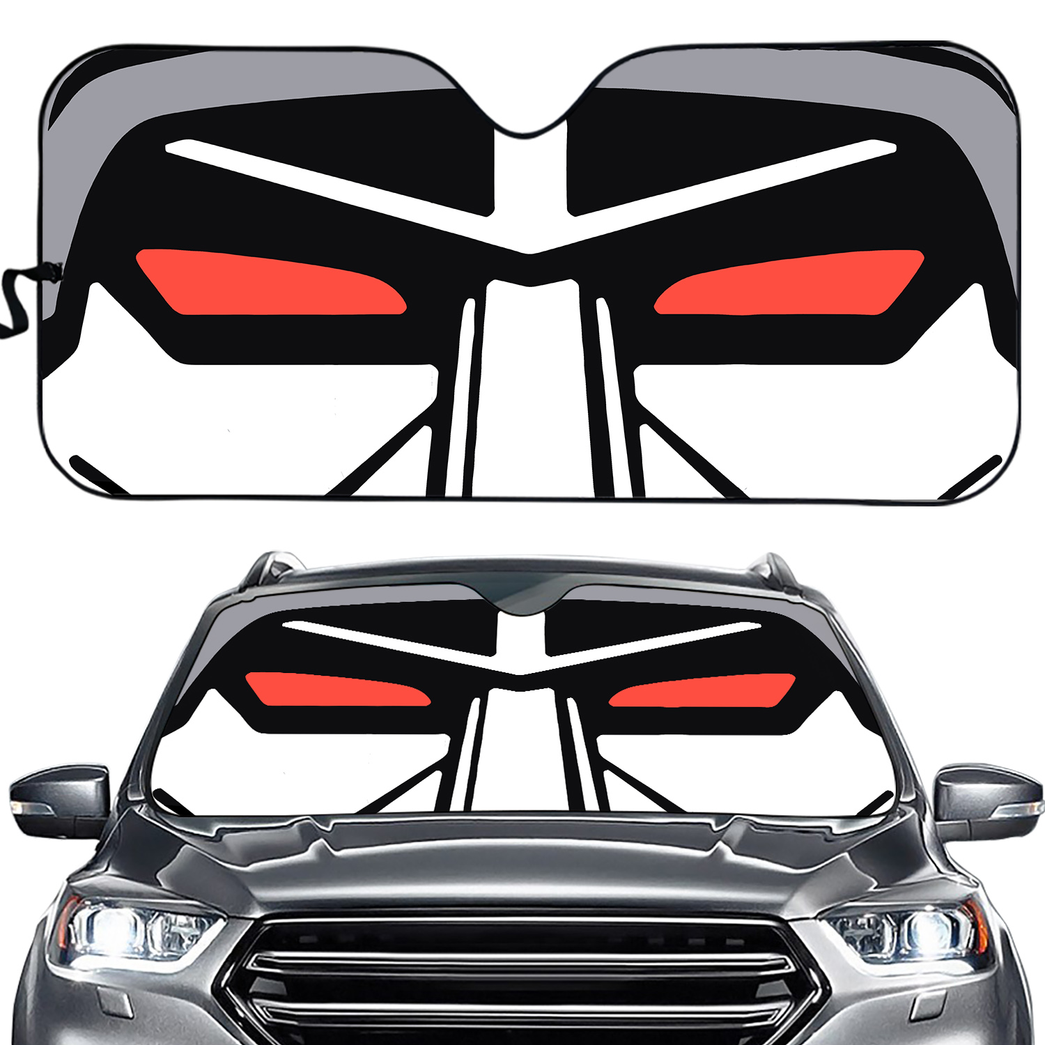 Transformers Megatron Car Sunshade, Megatron Decepticon Car Windshield, Autobot Car Accessories, Transformers Car Decor