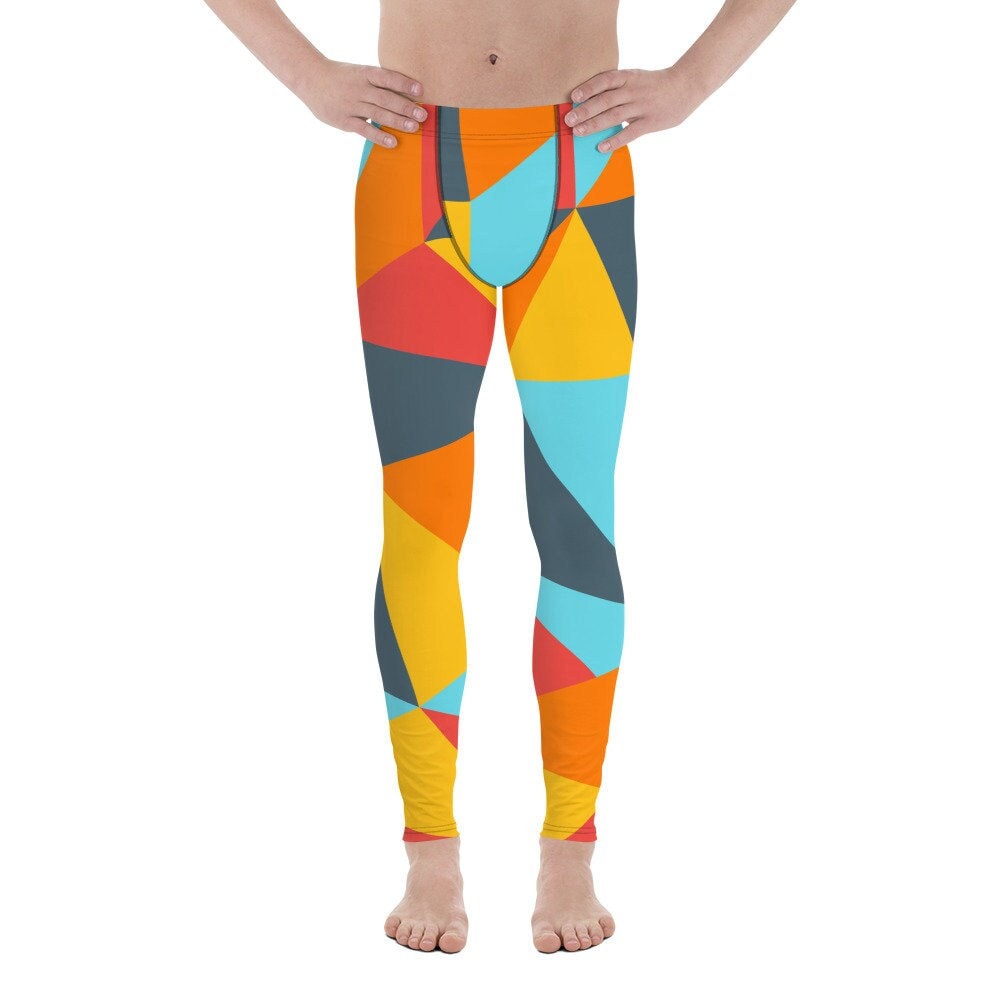 Modern Geometric Men's Leggings