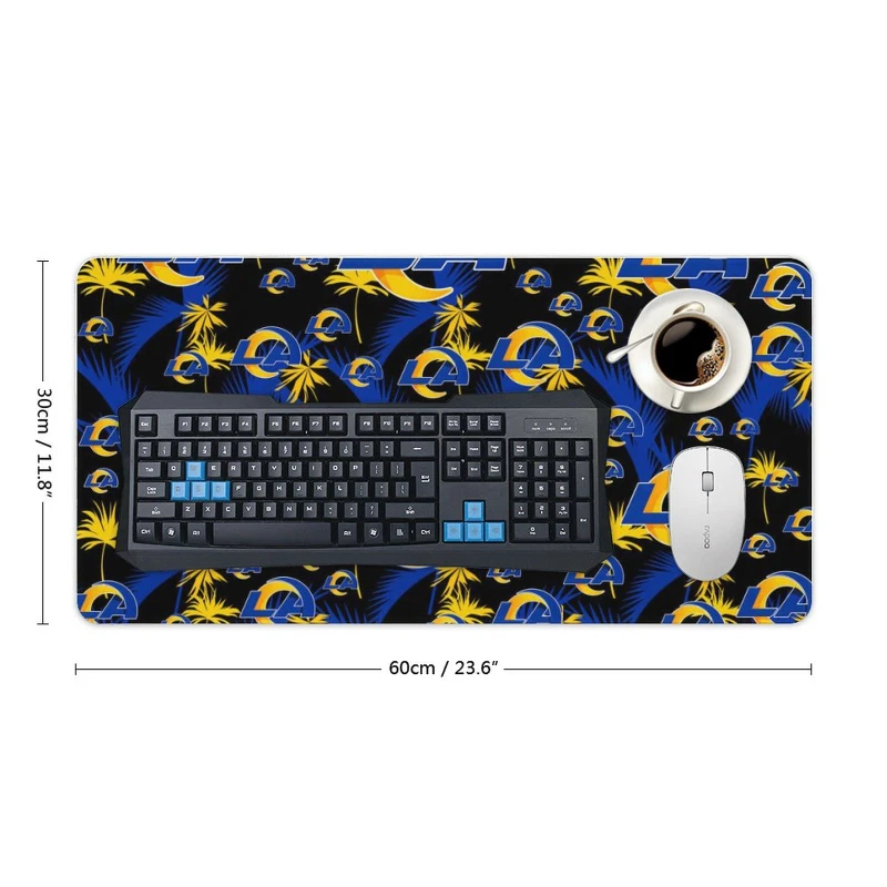 Los Angeles Rams Desk Mat Protect The Desk Printed Table Mat Decoration