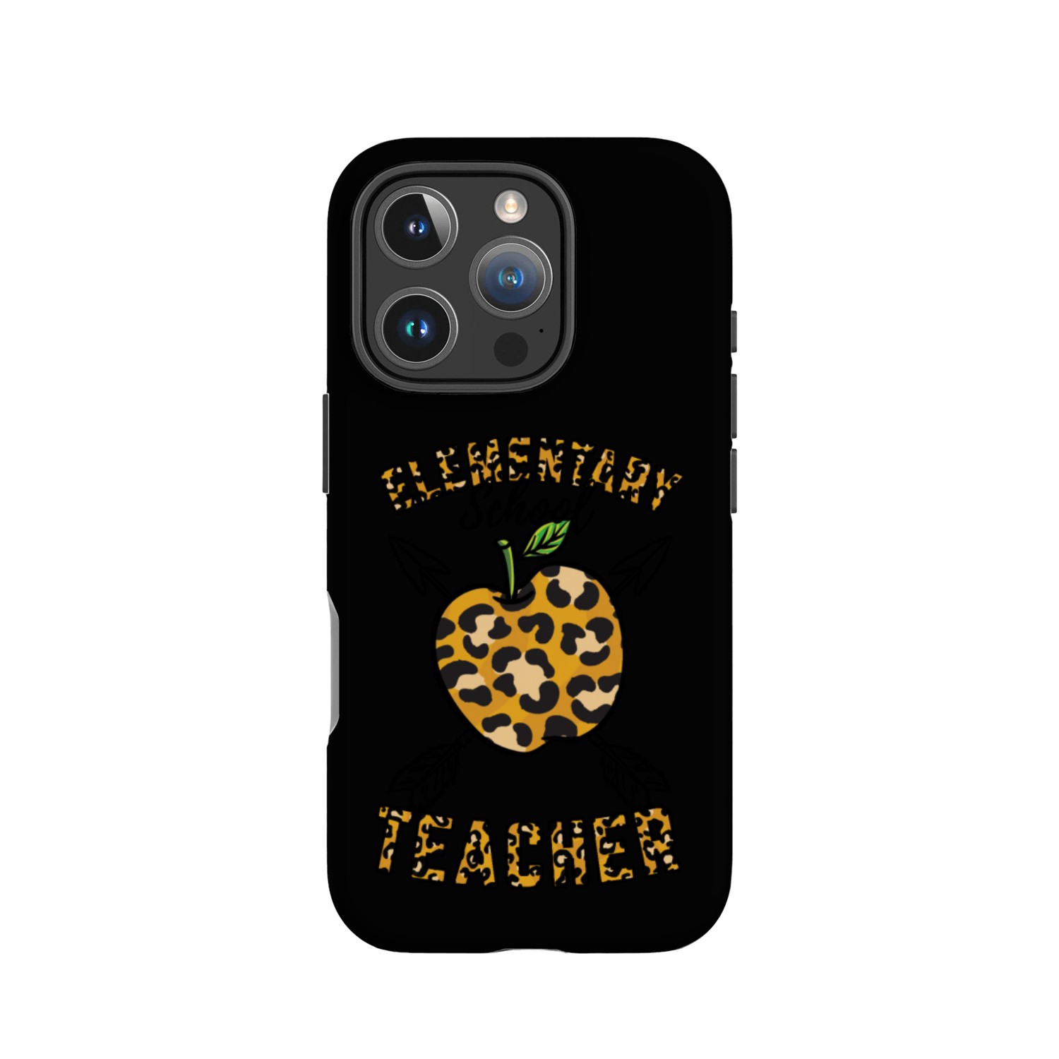 Elementary School Teacher Leopard Print IPhone Cases