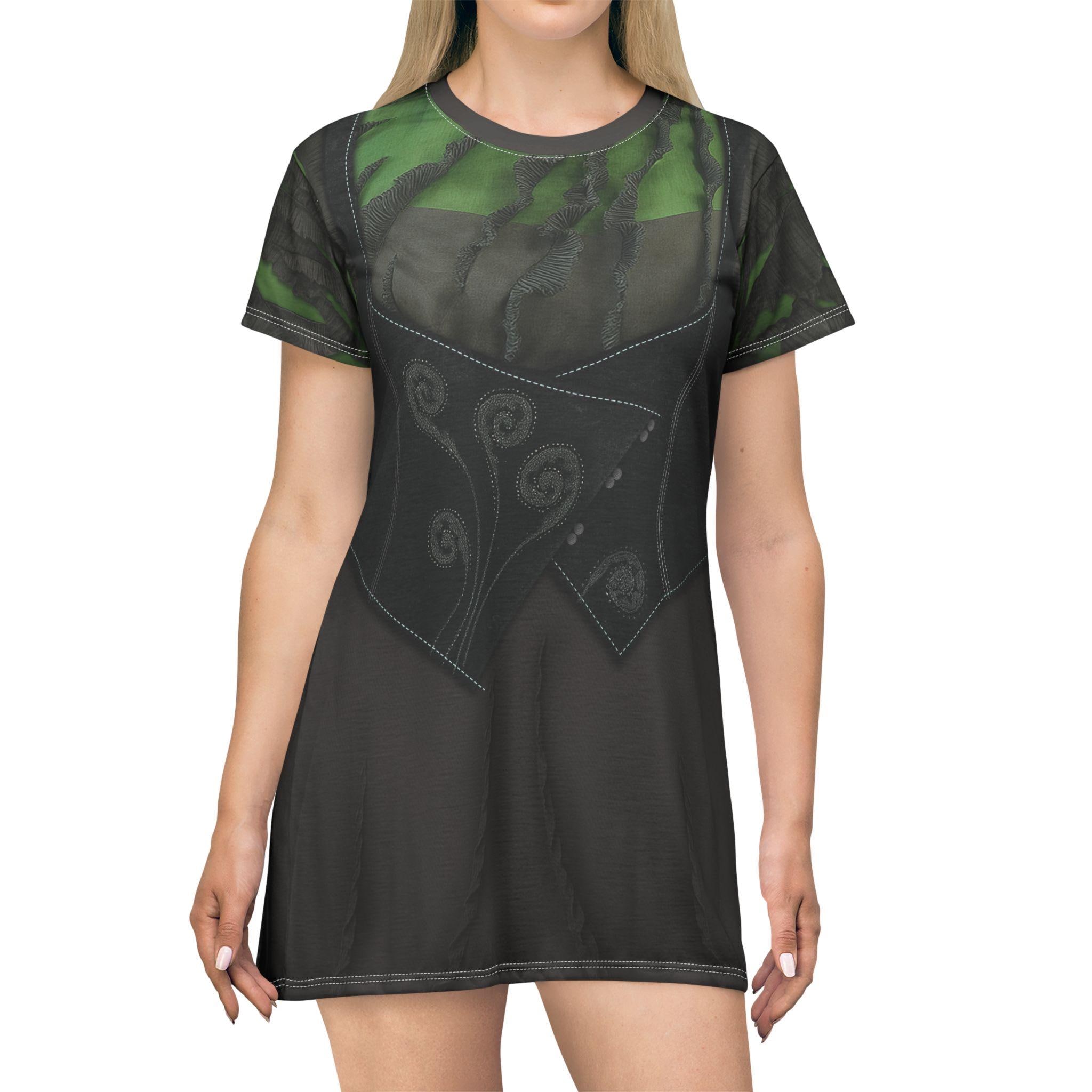 Wicked Costume, Elphaba Ozdust Dress, Witch of the West Cosplay, Shiz University