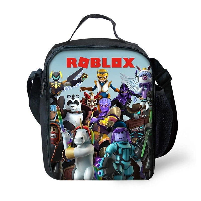 Roblox Kids Lunch Bag, School Picnic Bag