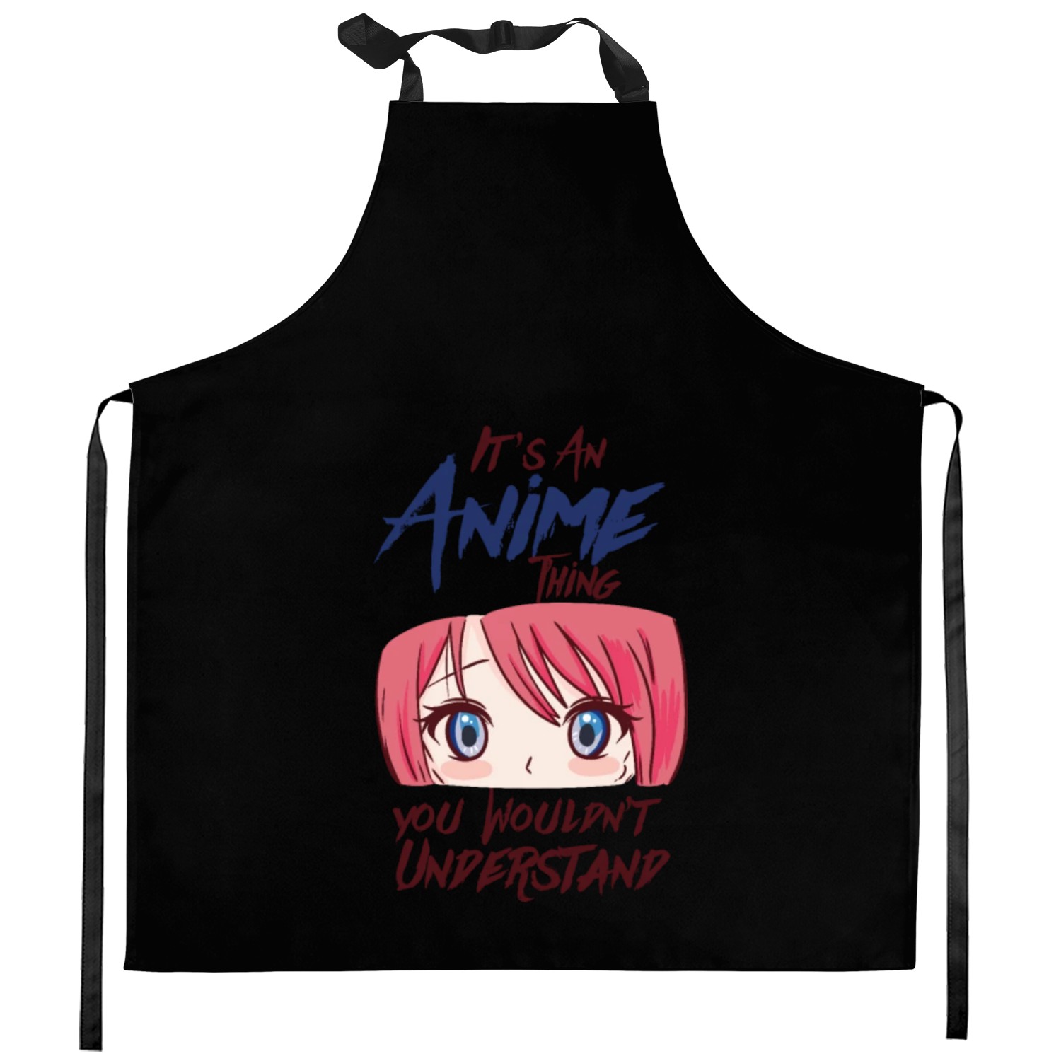 Anime Girl Maga Eyes It's An Anime Thing Japanese Kitchen Aprons