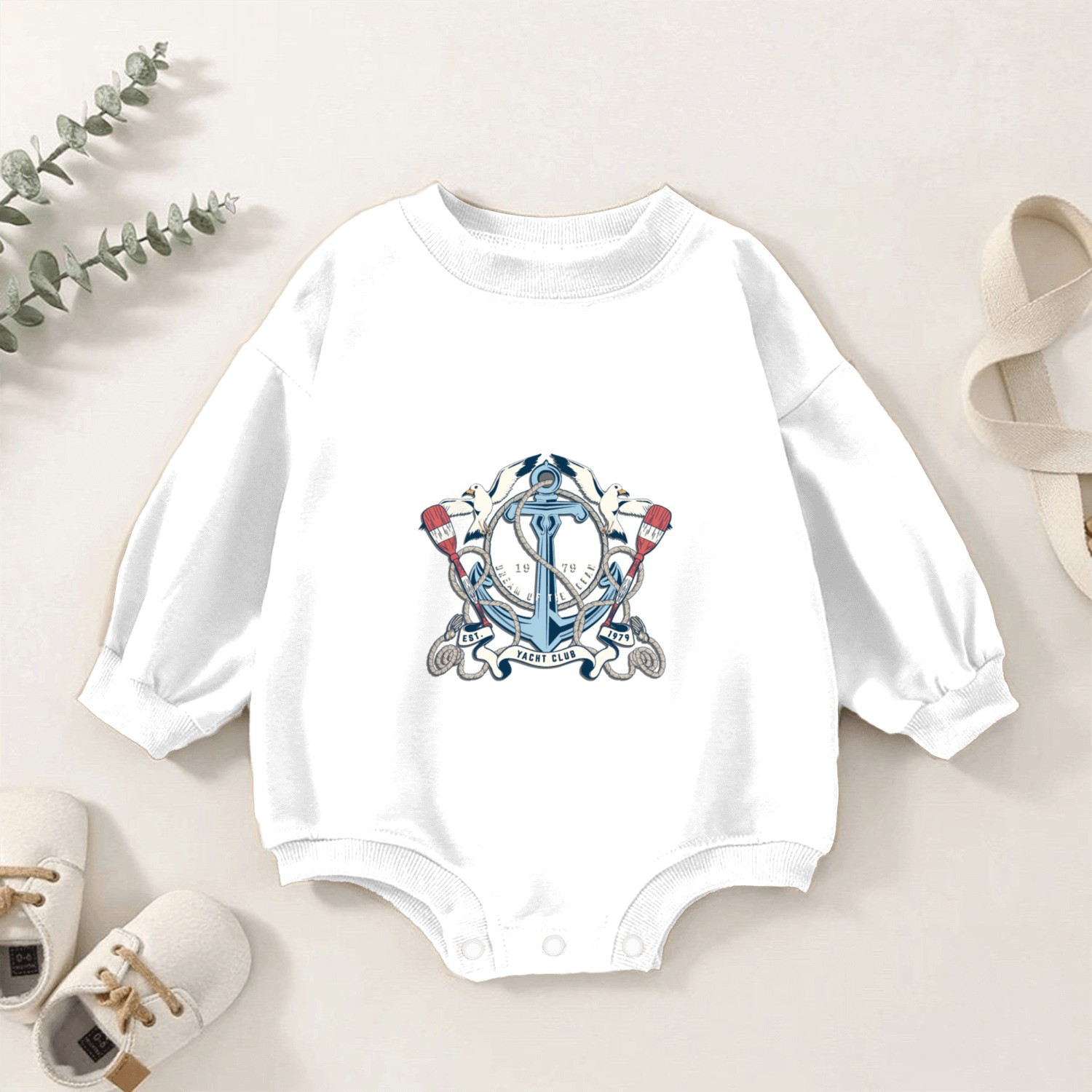 Yacht Club - Awesome sailor Gift Baby Romper Sweatshirts