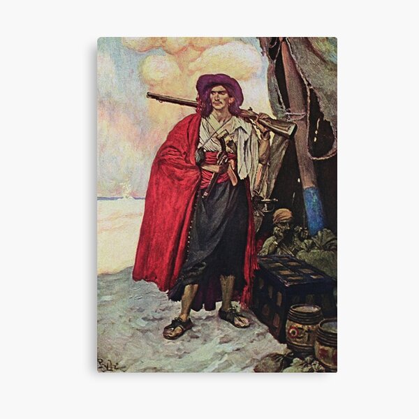 “Handsome Buccaneer” by Howard Pyle Canvas