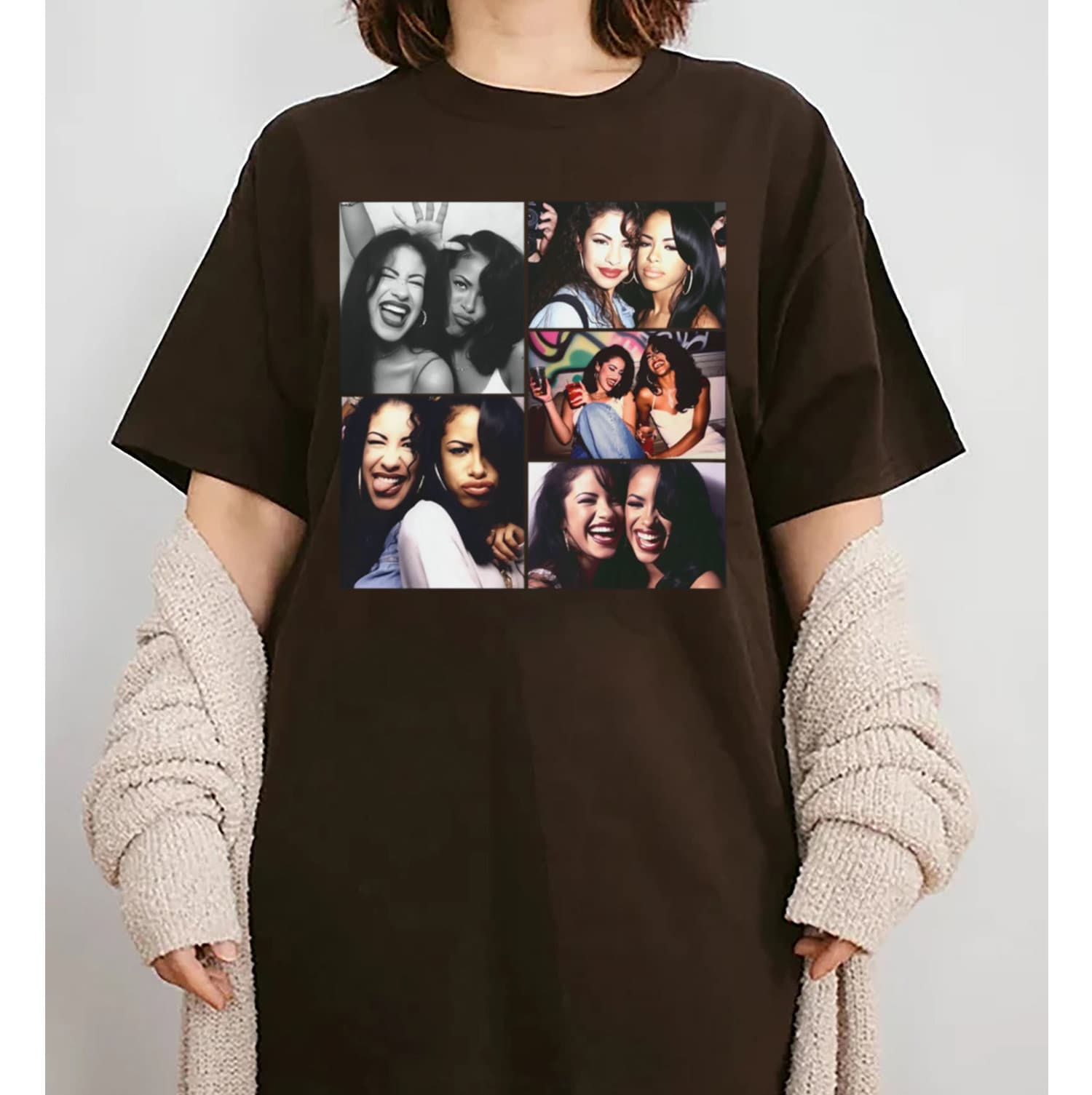 Selena Quintanilla Aaliyah Music Nostalgia 90s Gifts Shirt