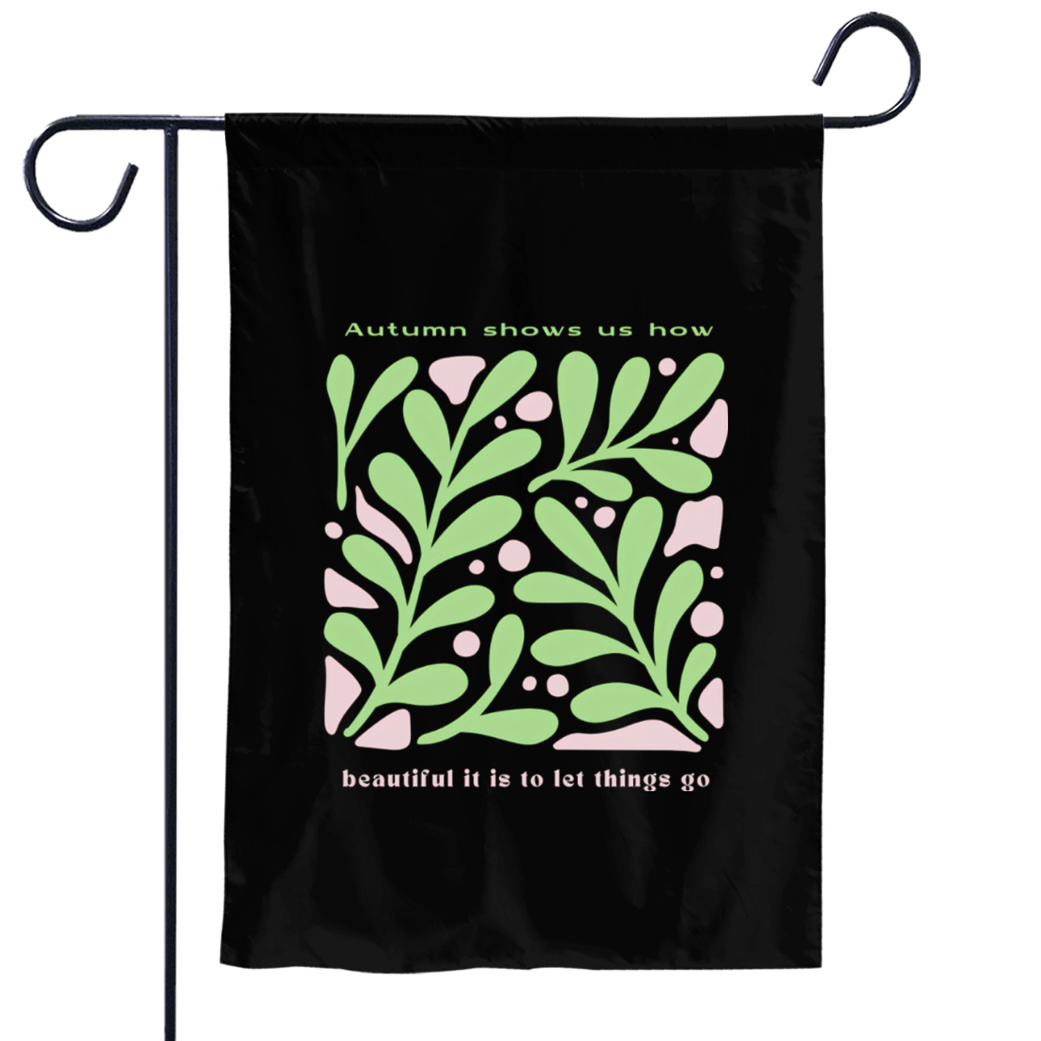 Whispers of Autumn Garden Flags