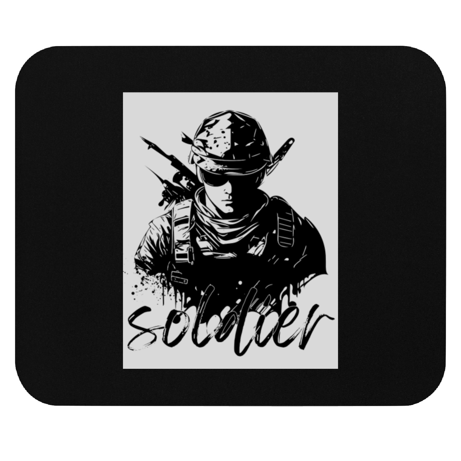 soldier #SupportOurTroops Mouse Pads