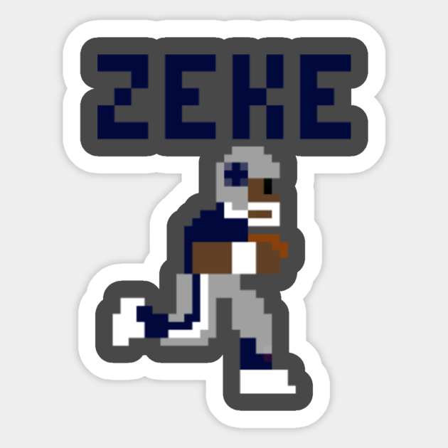 Zeke - Dallas Cowboys - Sticker