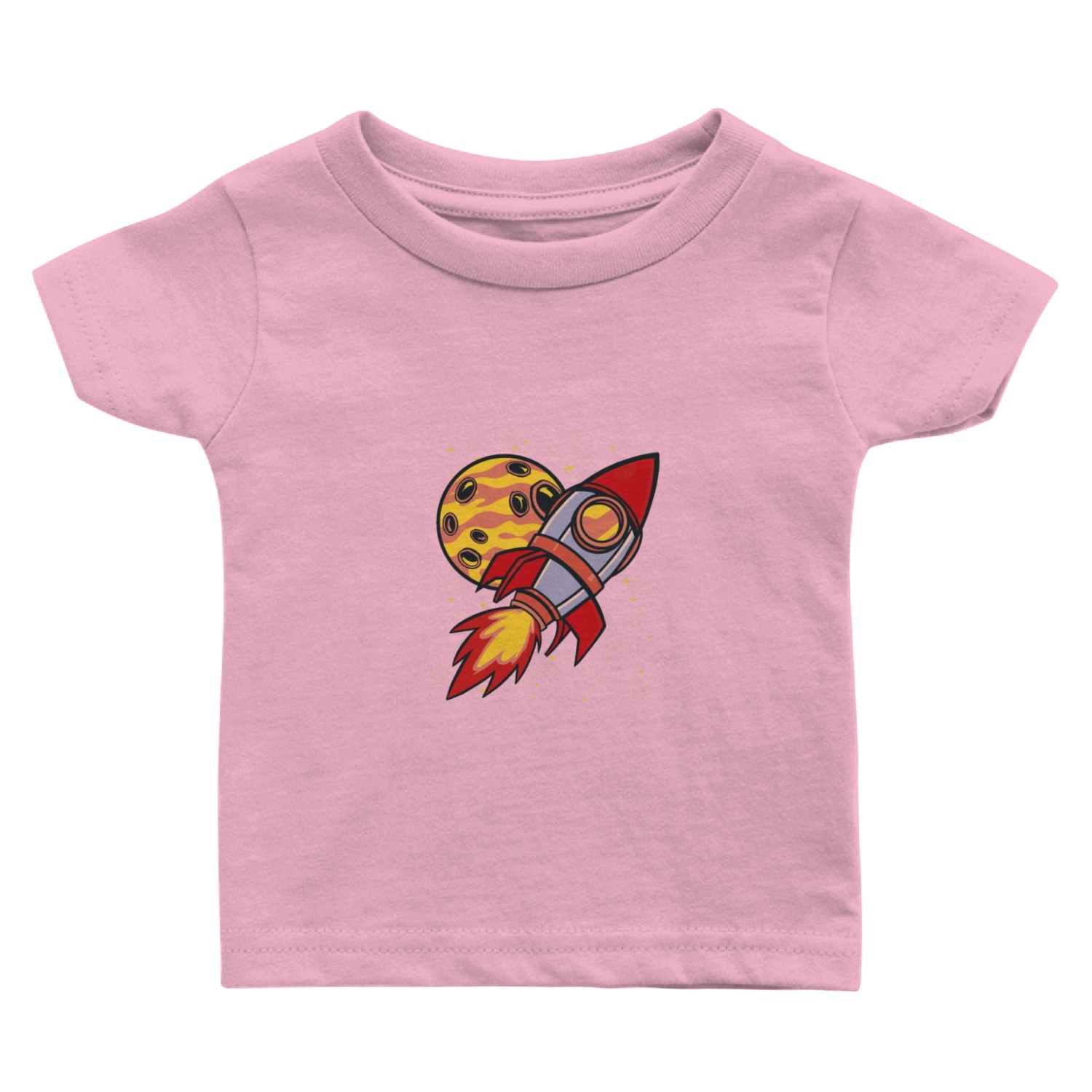 Planet And Rocket Baby T Shirts