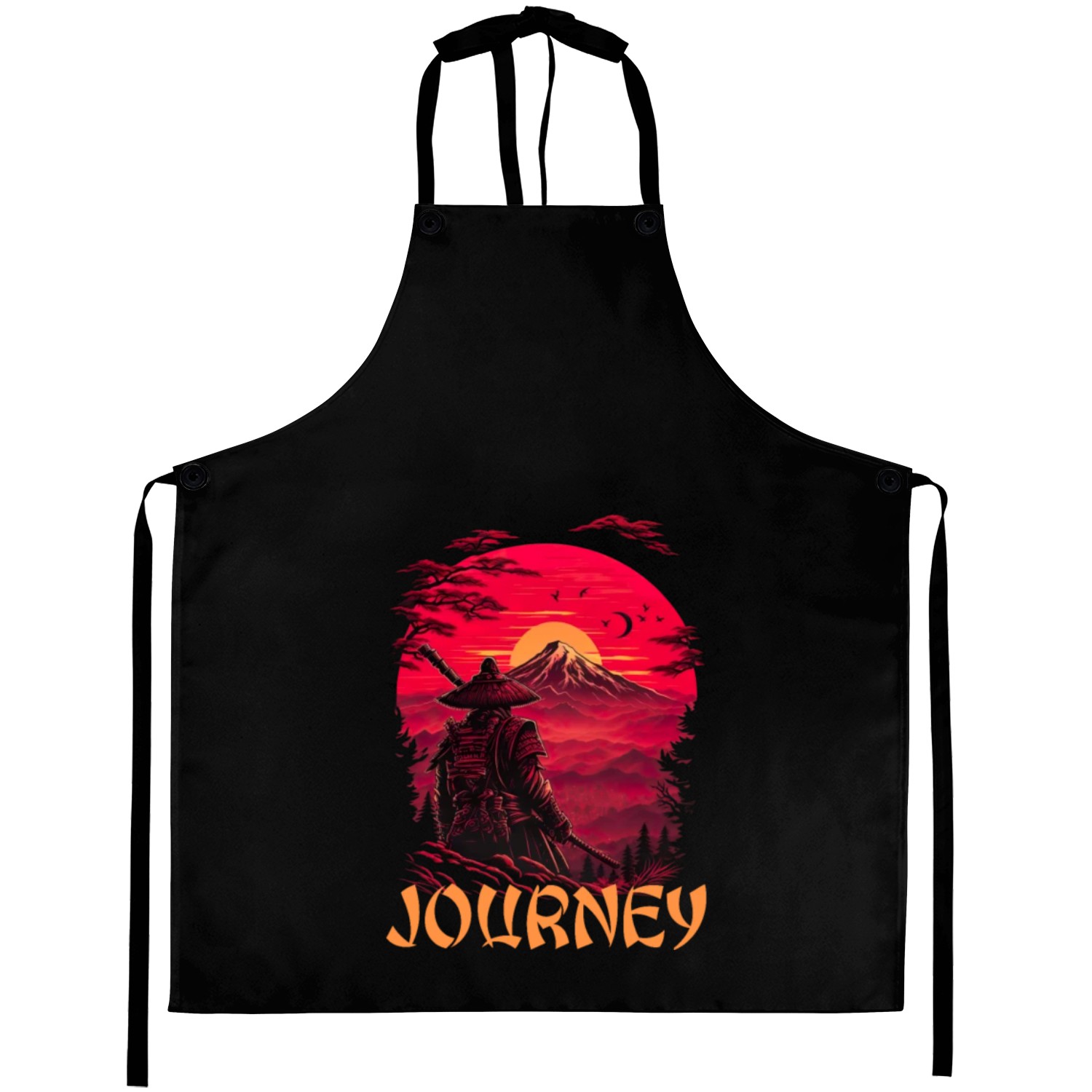 Journey Samurai Japan Culture Aprons
