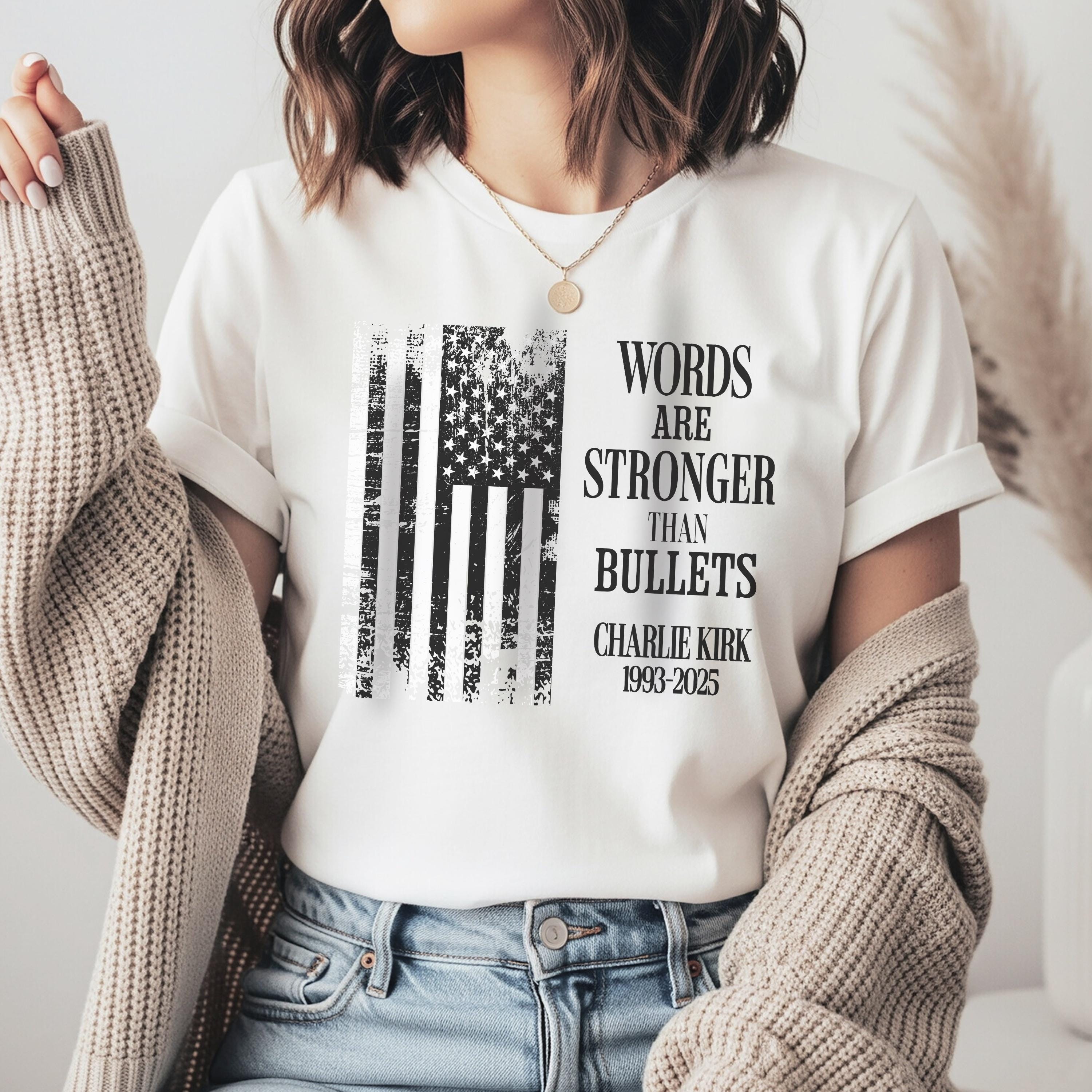 Charlie Kirk Remembrance Shirt USA Freedom Tee Conservative Political T Shirt, Tribute Apparel Honoring His Legacy