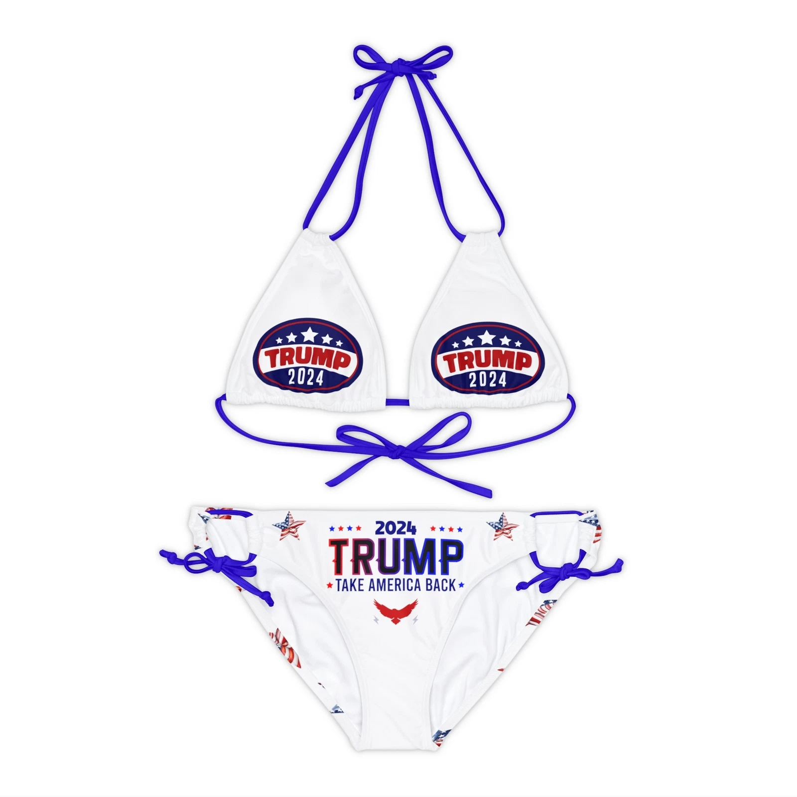 Trump 2024 Strappy Bikini Set
