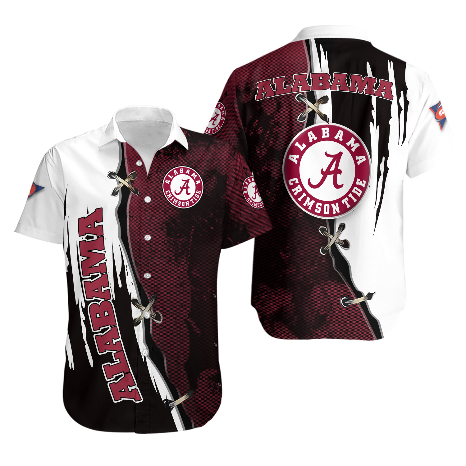 Albm Crimson Tide Football Tropical Hawaiian Shirt