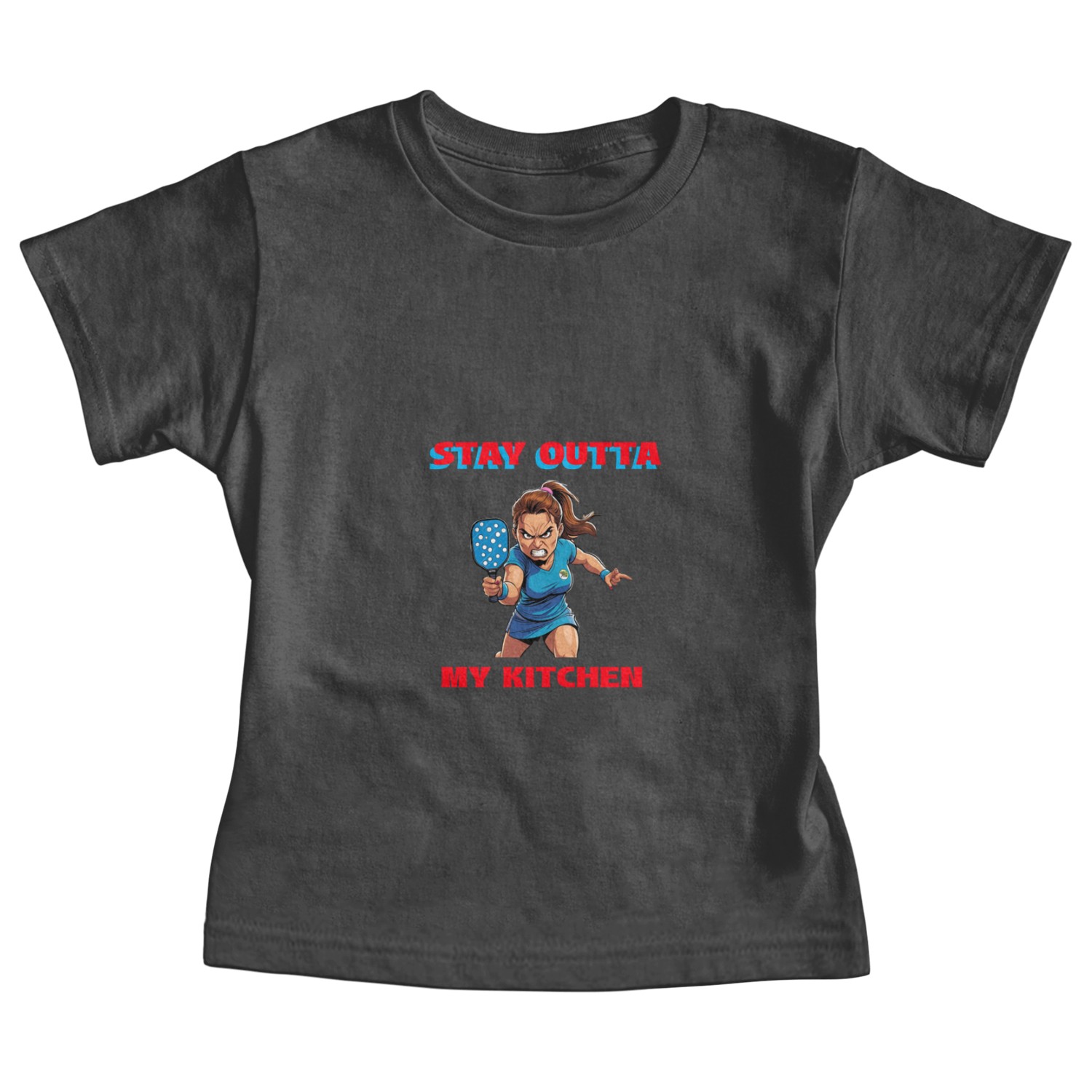 Stay Outta My Kitchen (Pickleball) Baby Tees