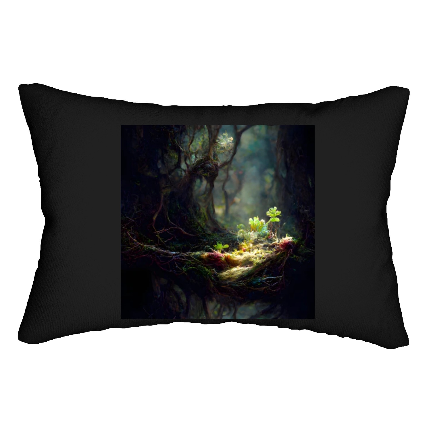 Digital Nature #1 Lumbar Pillows
