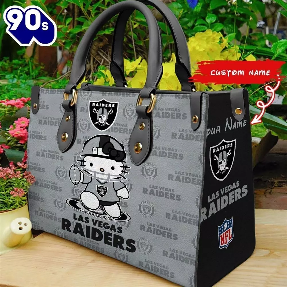 Personalized Las Vegas Football Team Raiderss Leather Handbag Gift