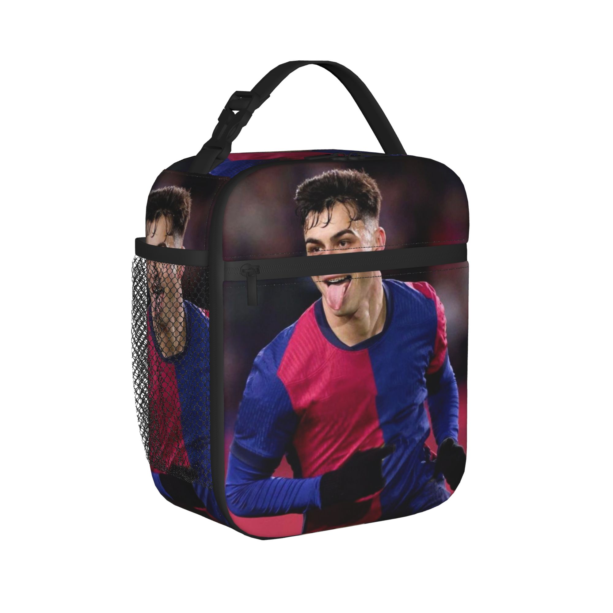 Pedri Spain Insulated Lunch Bags Large Football Soccer Number 8 Lunch Container Cooler Bag Tote Lunch Box School Picnic Food Bag