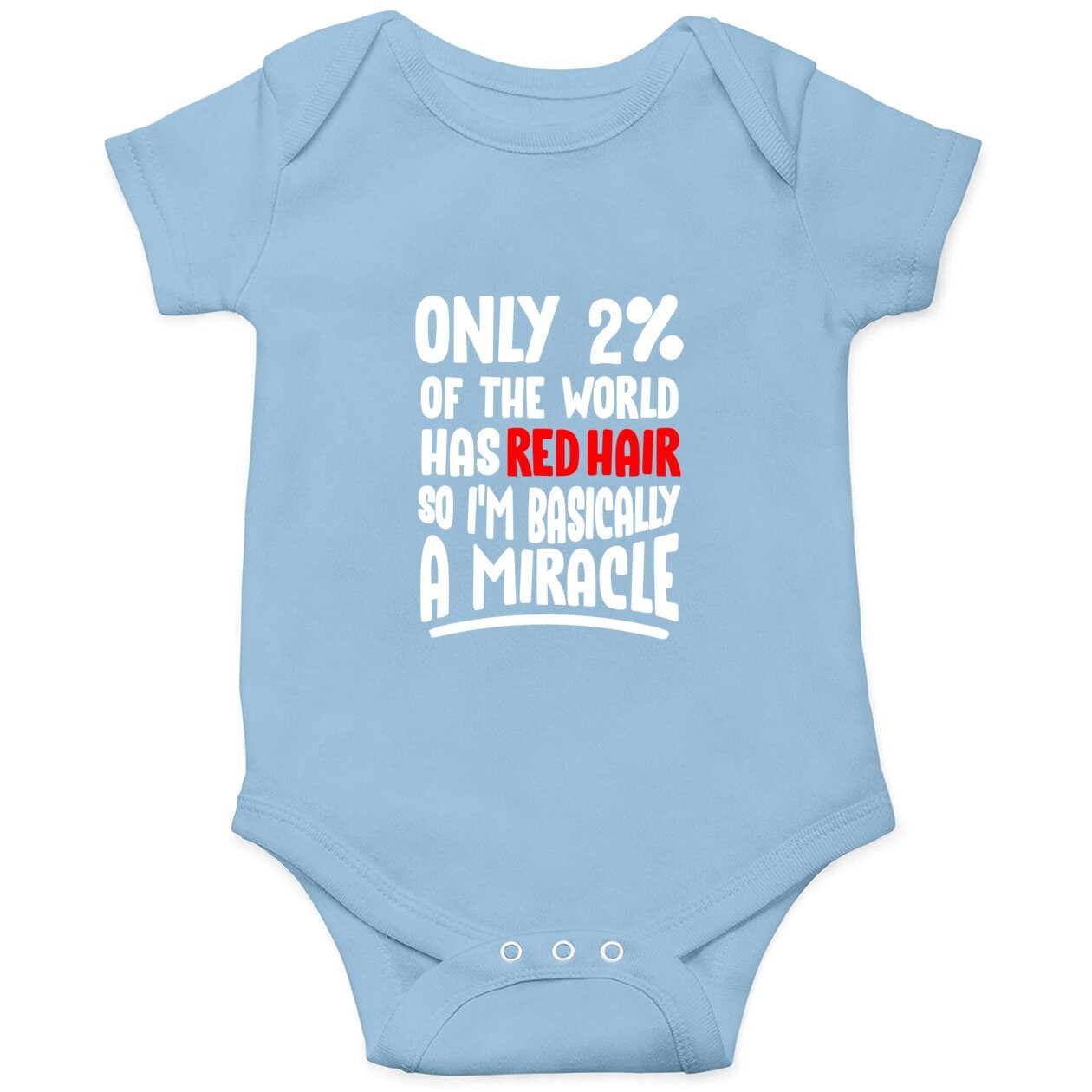 Redhead - Ginger Pride Red Hair Readhead Baby Bodysuit
