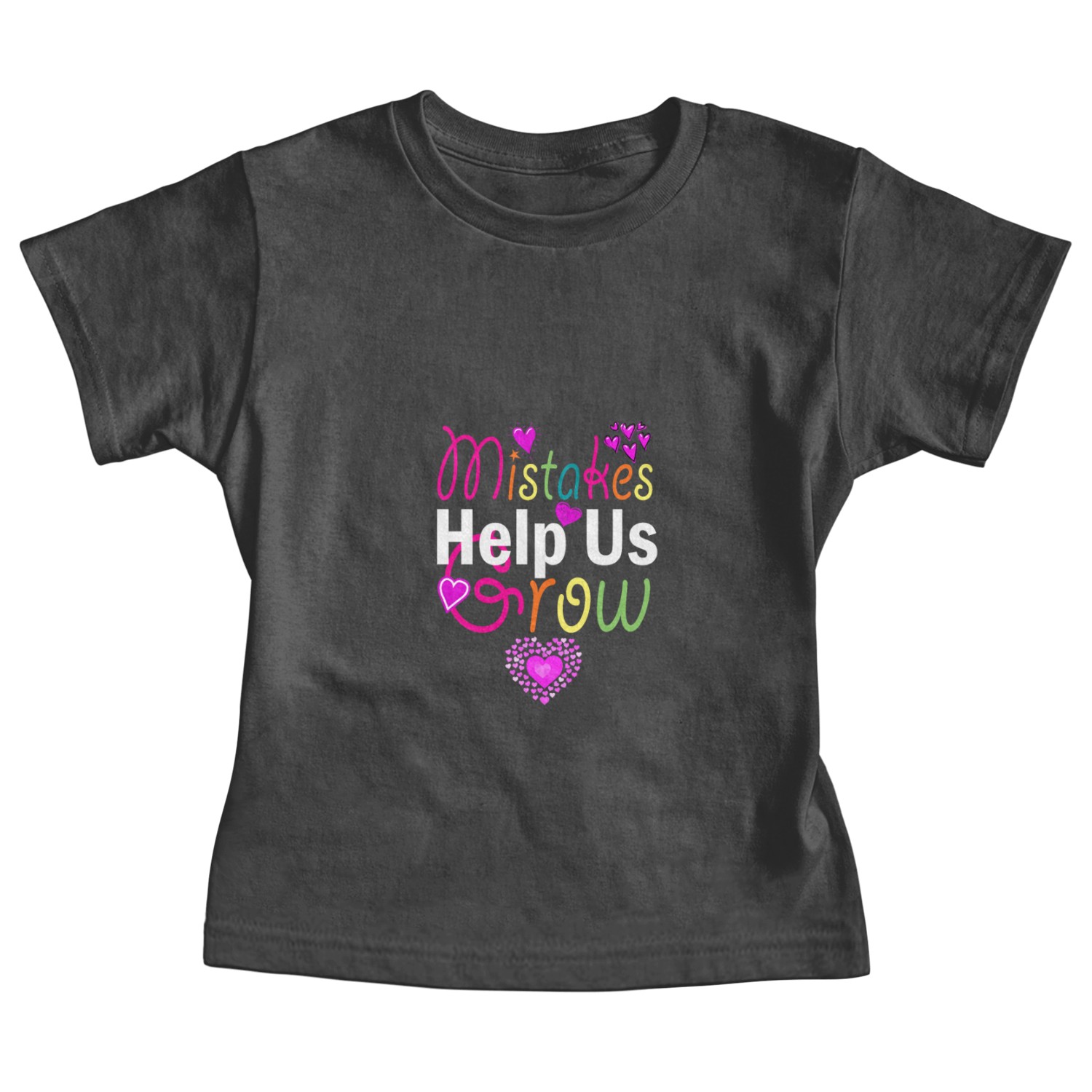 Mistakes Help Us Grow Back To School Motivational Baby Tees