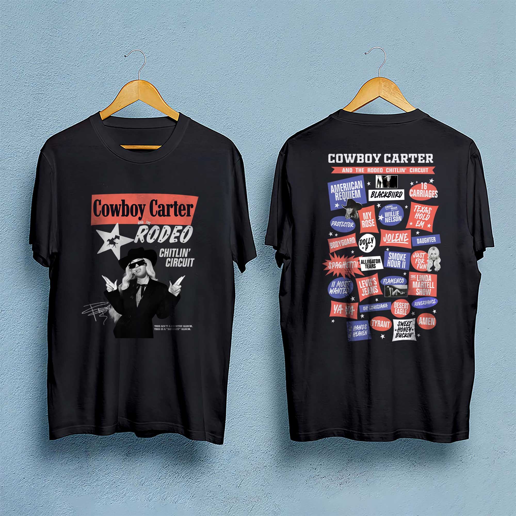 Beyonce Cowboy Carter Tour Jolene's Cowboy T-Shirt - Los Angeles May 7, 2025