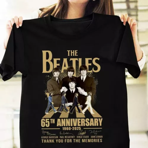 The Beatles Rock Band 1960-2025 65th Anniversary Unisex Shirt, Fan gift