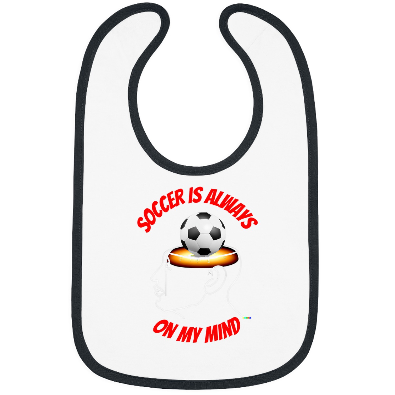 Soccer Is Always On My Mind Bibs