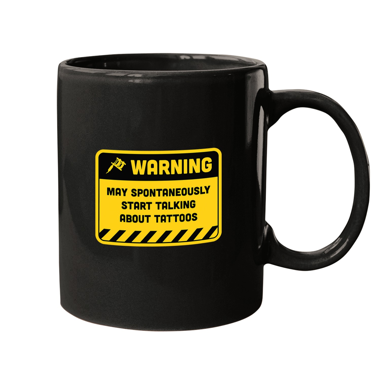 Warning May Spontaneously Start Talking About Tattoos Mugs