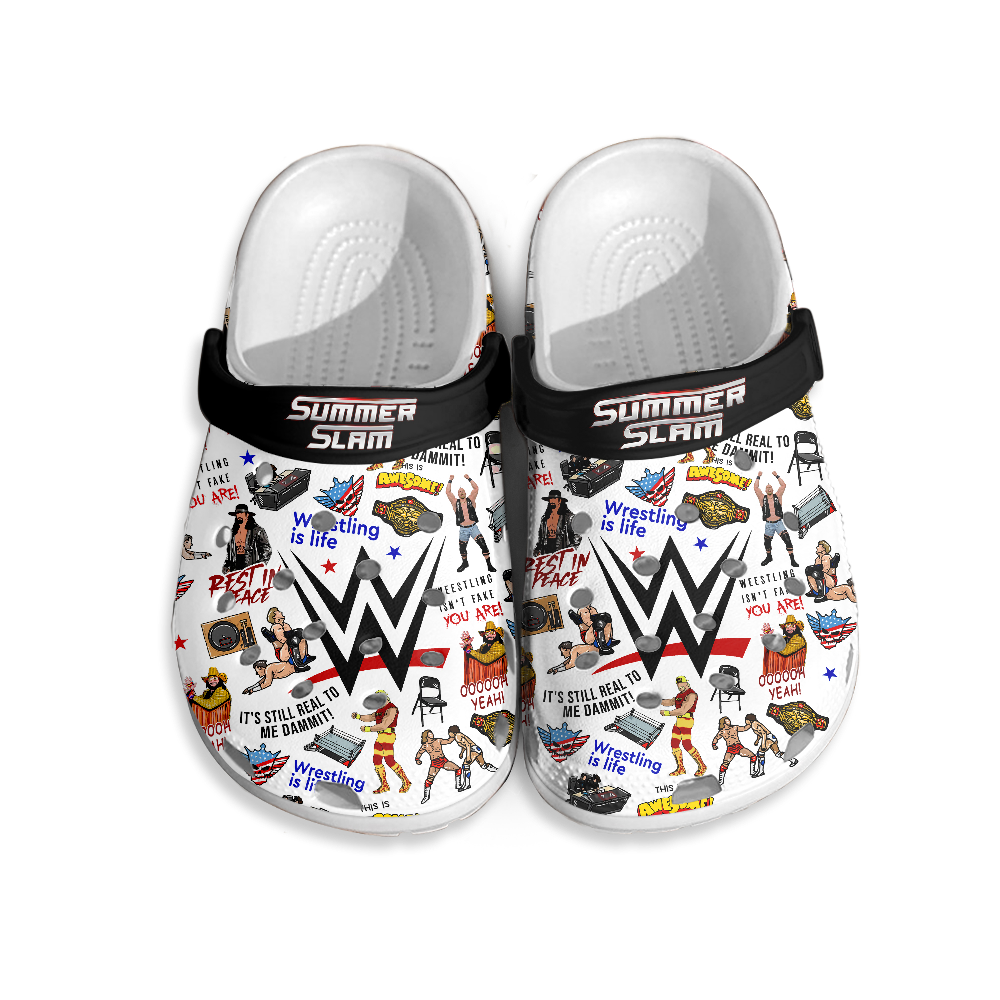 Wrestling Entertainment Summerslam Style Clogs
