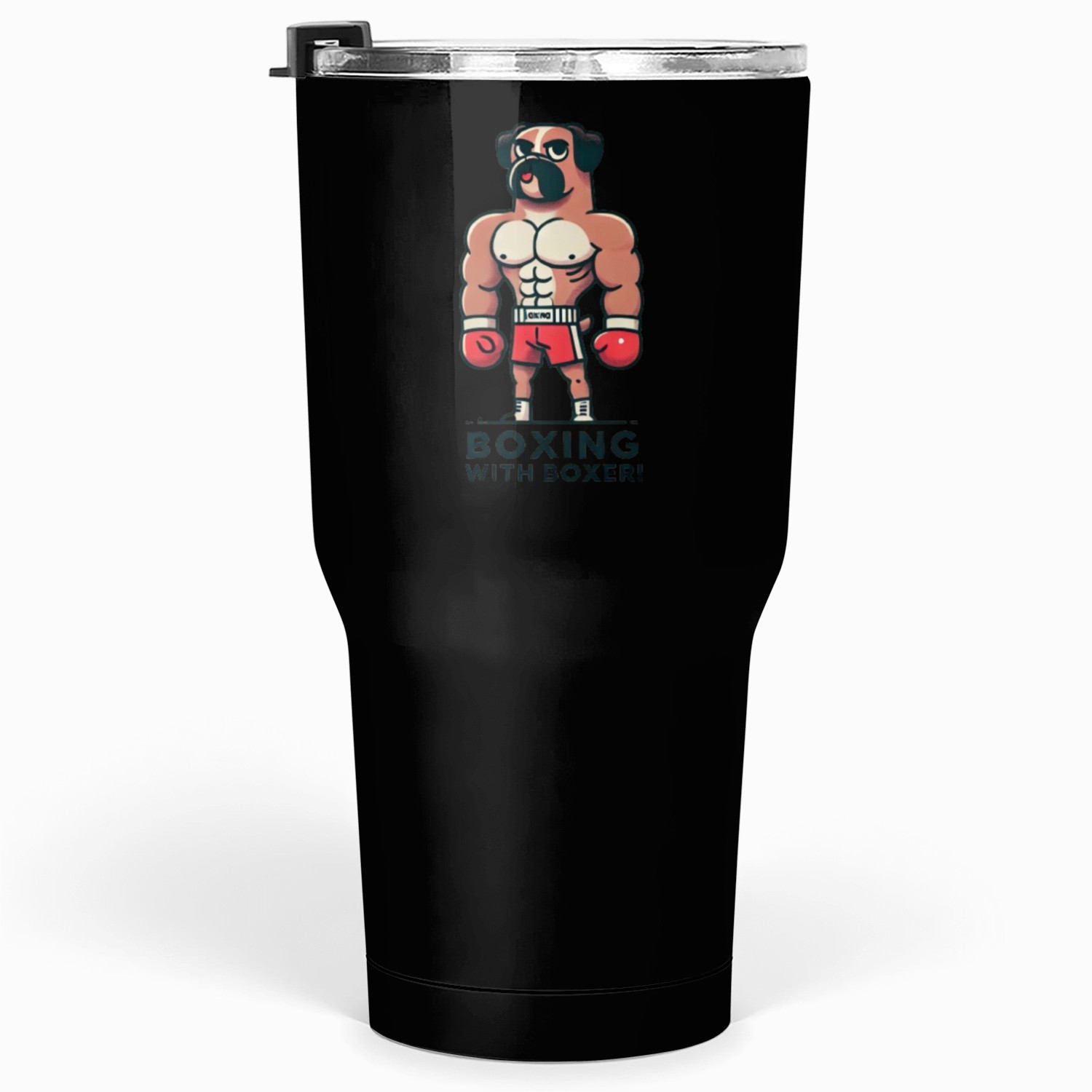 Boxing with Boxer: Canine Power in the Ring Tumblers 30 Oz