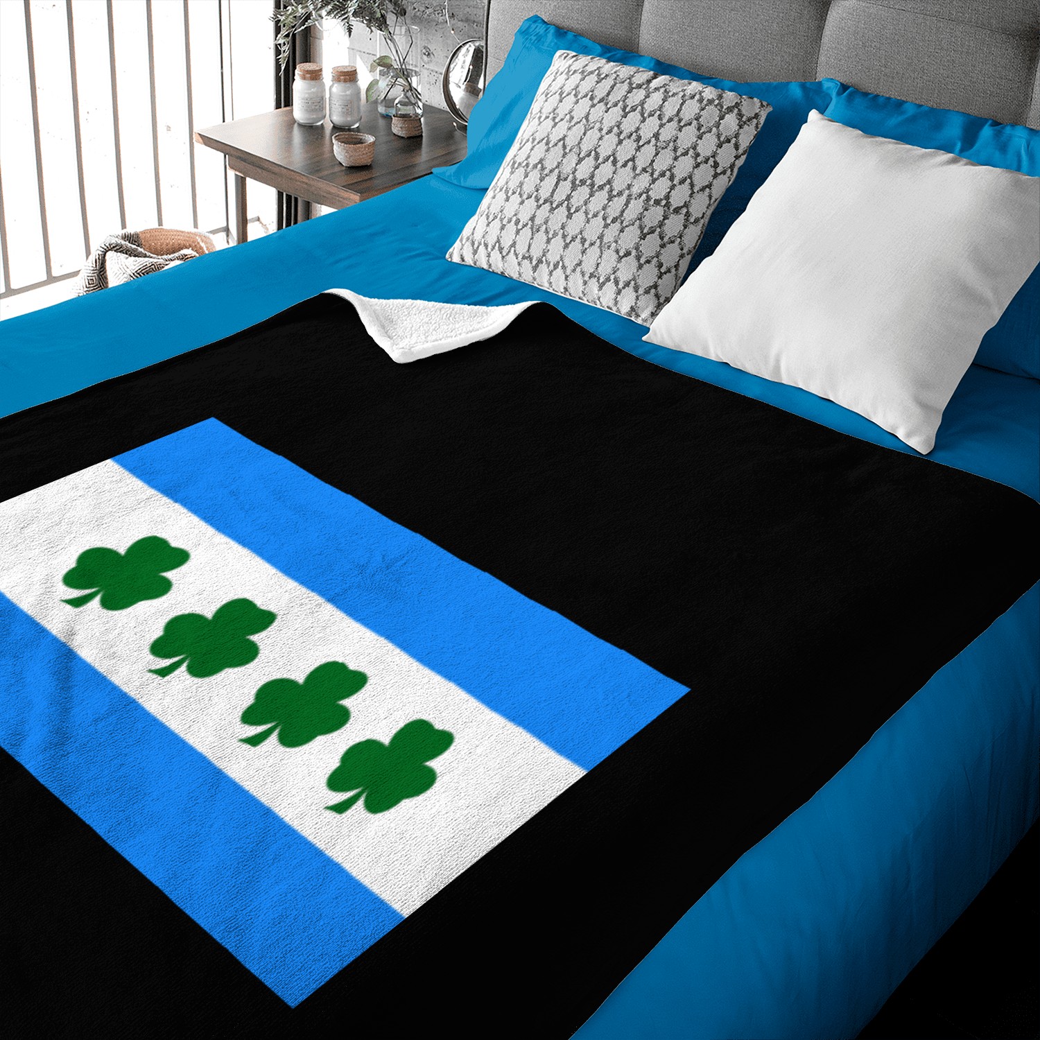 Chicago Irish Baby Blankets