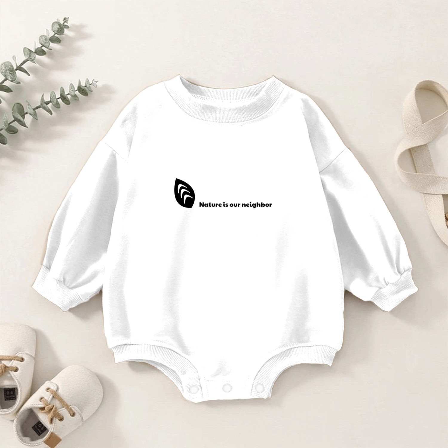 Nature leaf Baby Romper Sweatshirts